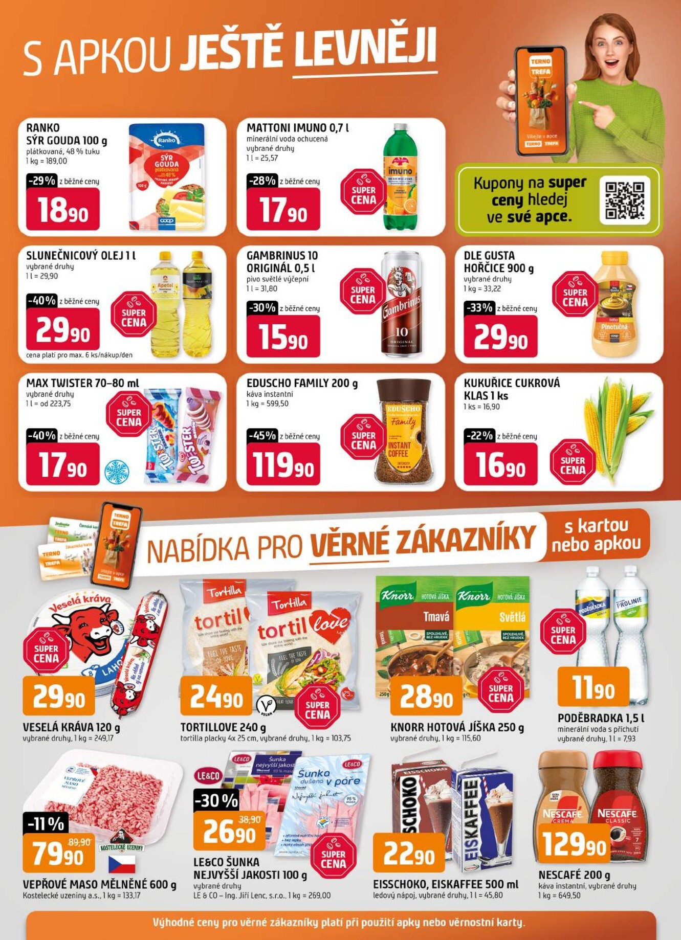 Budoucí Trefa - S apkou ještě levněji leták platný od středy 15.07.2026 do úterý 21.07.2026