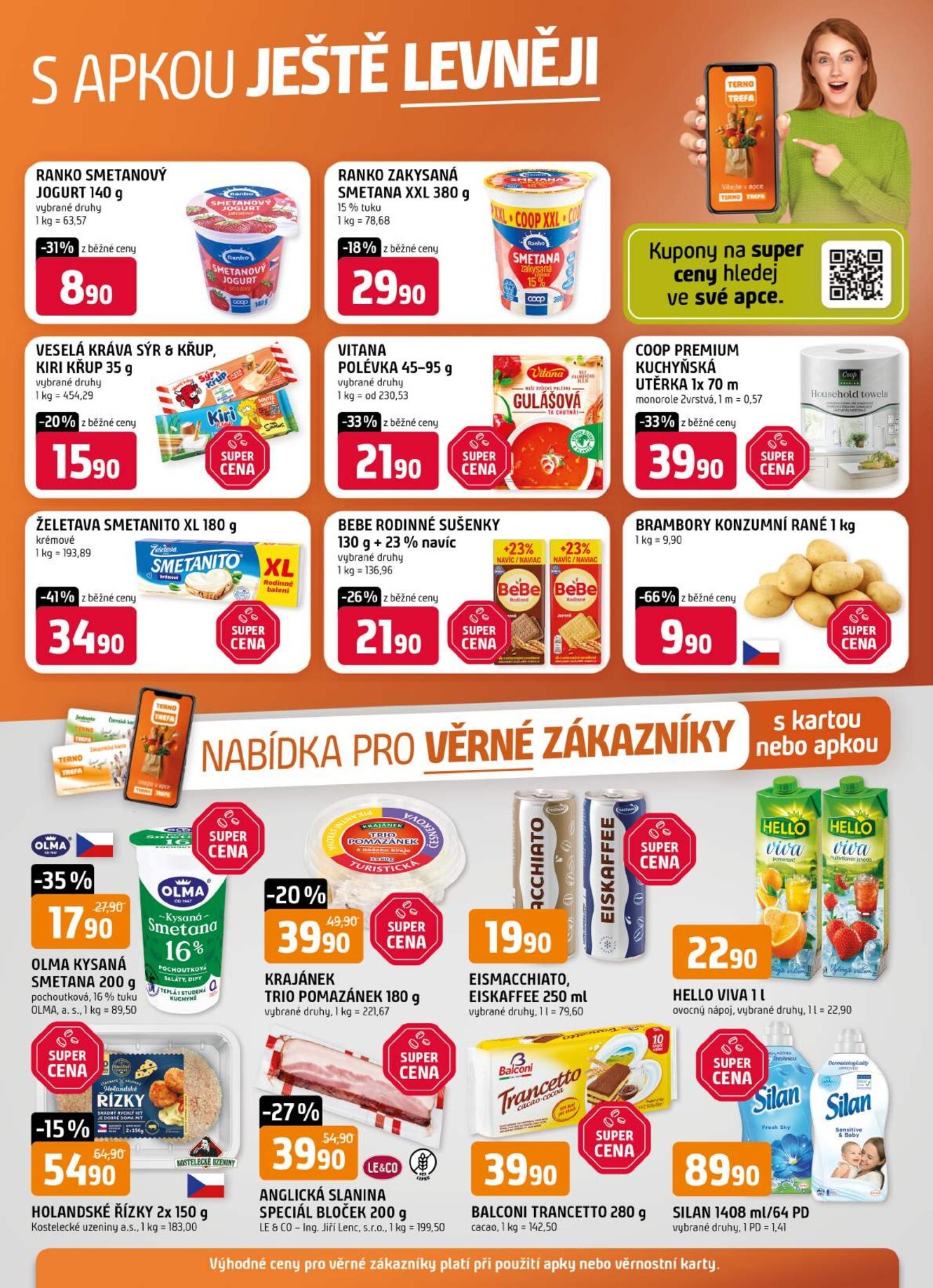 Budoucí Trefa - Nabídka pro věrné zákazníky leták platný od středy 22.07.2026 do úterý 28.07.2026