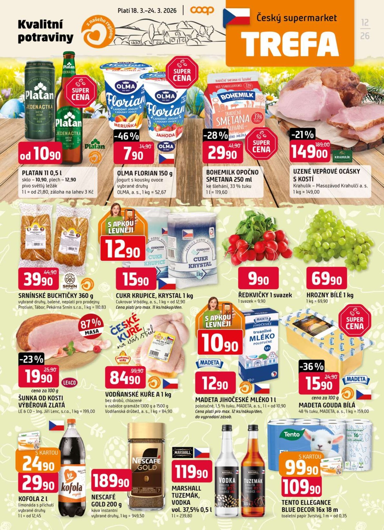 Trefa leták platný od středy 18.03.2026 do úterý 24.03.2026