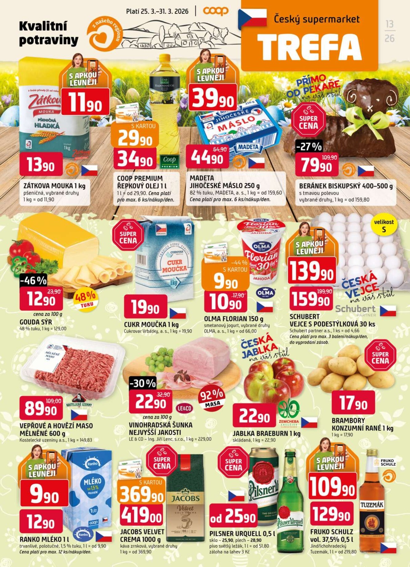 Trefa leták platný od středy 25.03.2026 do úterý 31.03.2026