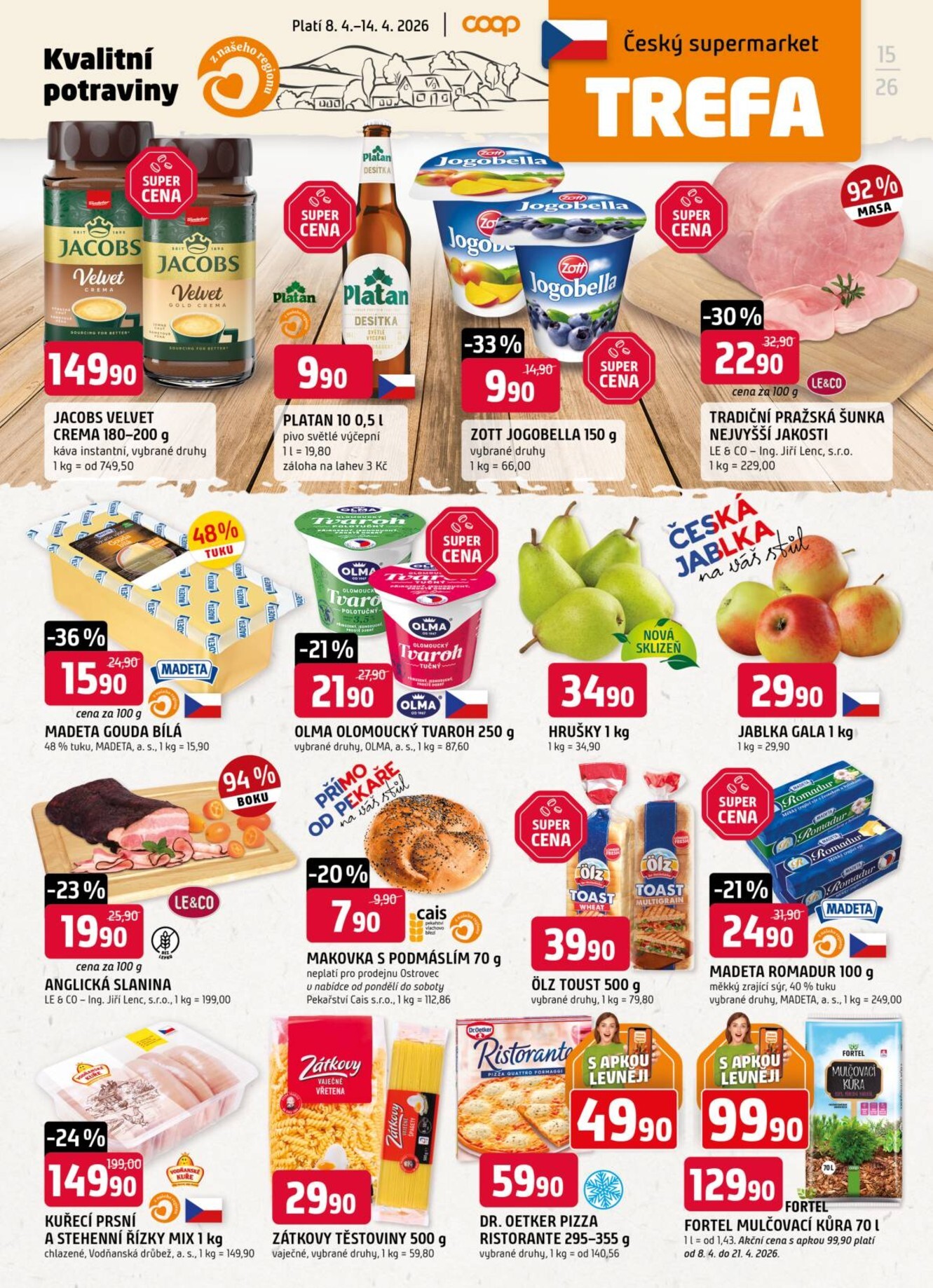 Trefa leták platný od středy 08.04.2026 do úterý 14.04.2026