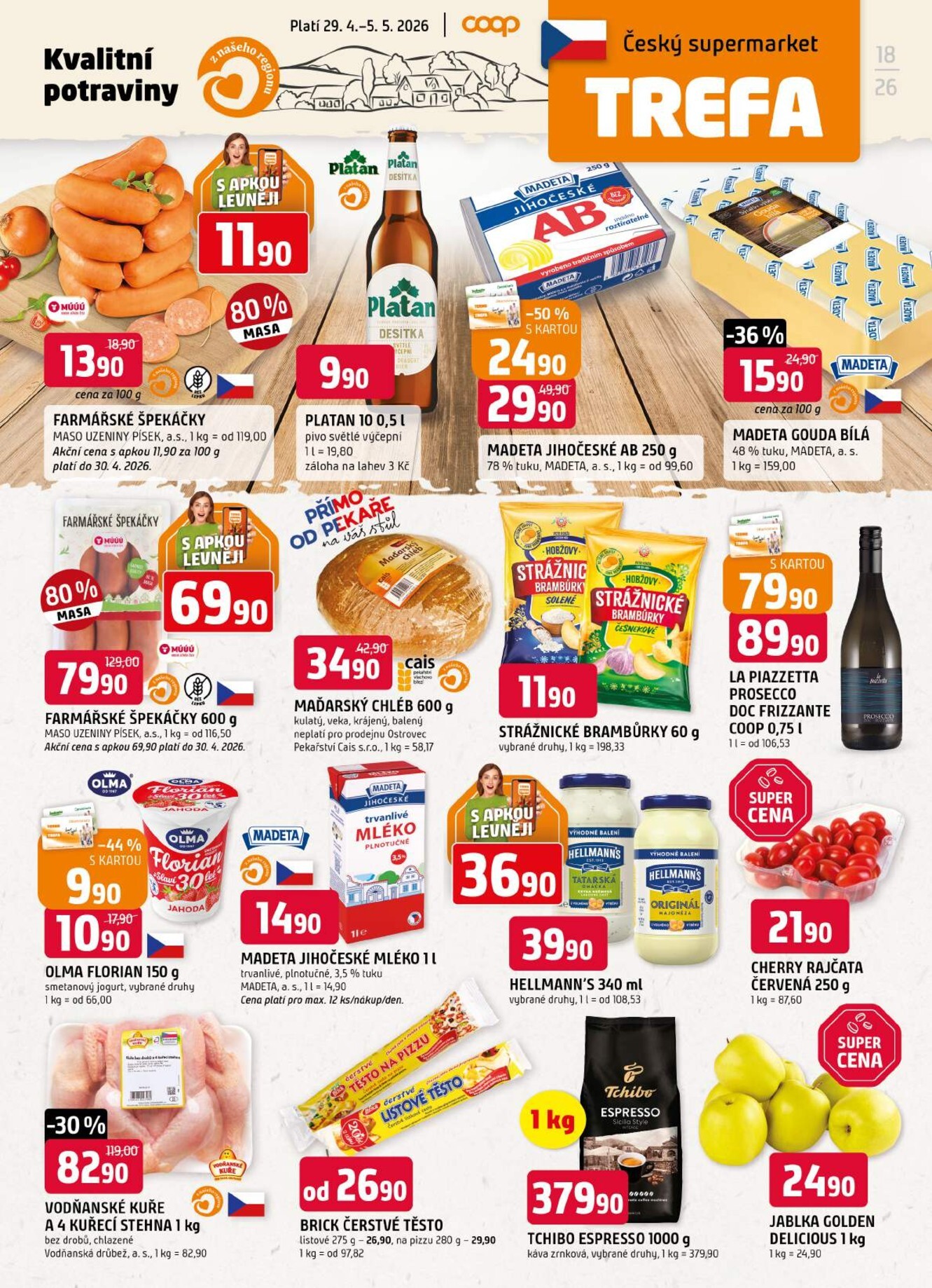 Budoucí Trefa leták platný od středy 29.04.2026 do úterý 05.05.2026