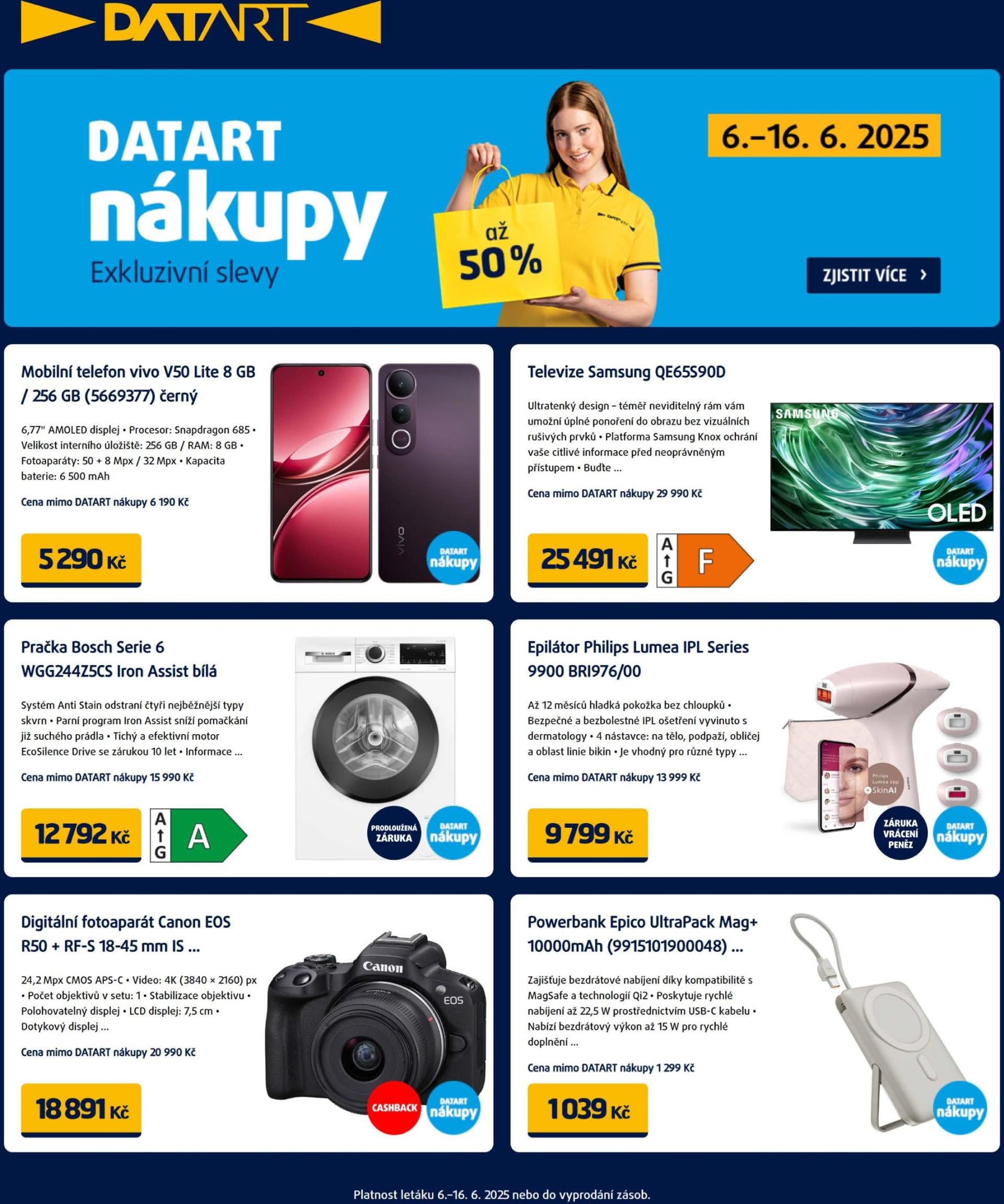Leták Datart od 06.06. do 16.06.