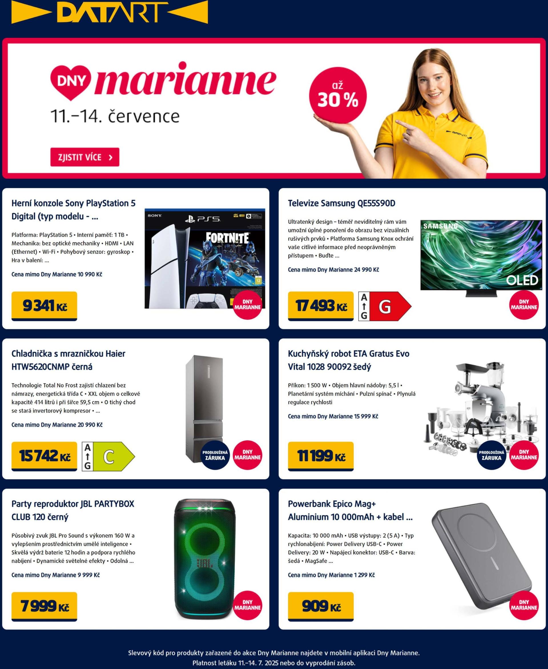 Leták Datart od 11.07. do 14.07.