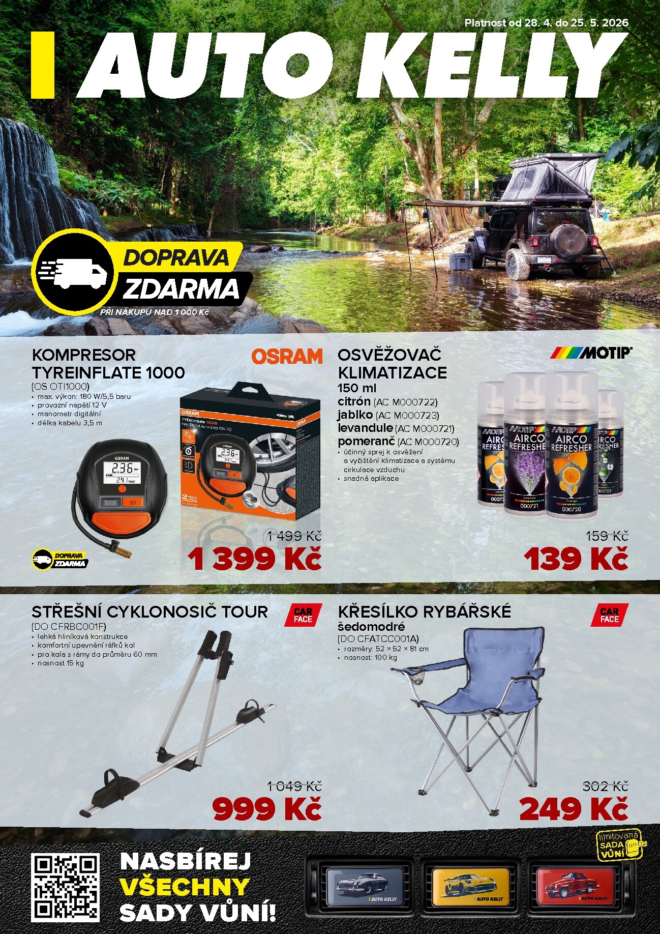 Aktuální Auto Kelly leták platný od úterý 28.04.2026 do pondělí 25.05.2026