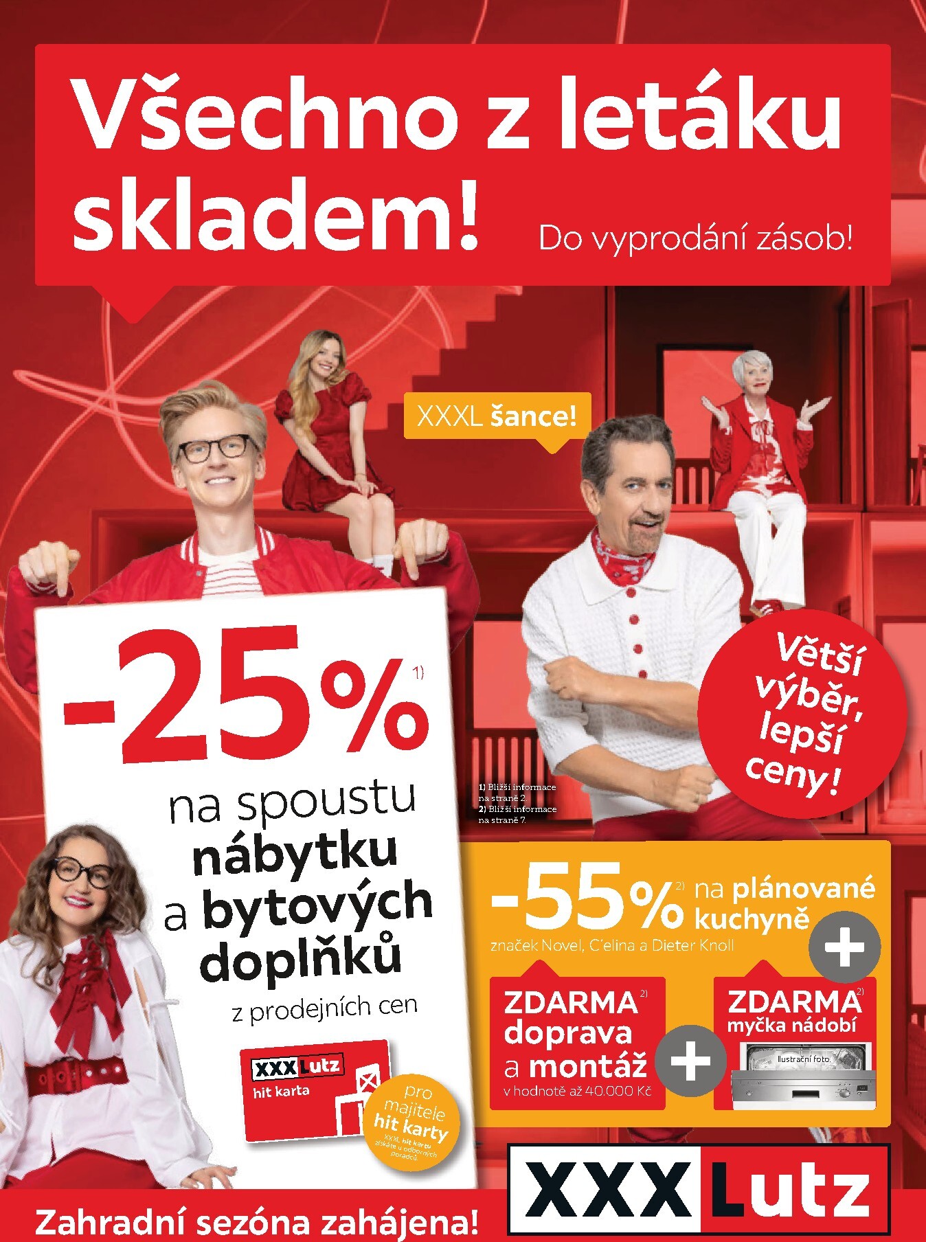 XXXLutz leták platný od úterý 24.03.2026 do neděle 05.04.2026