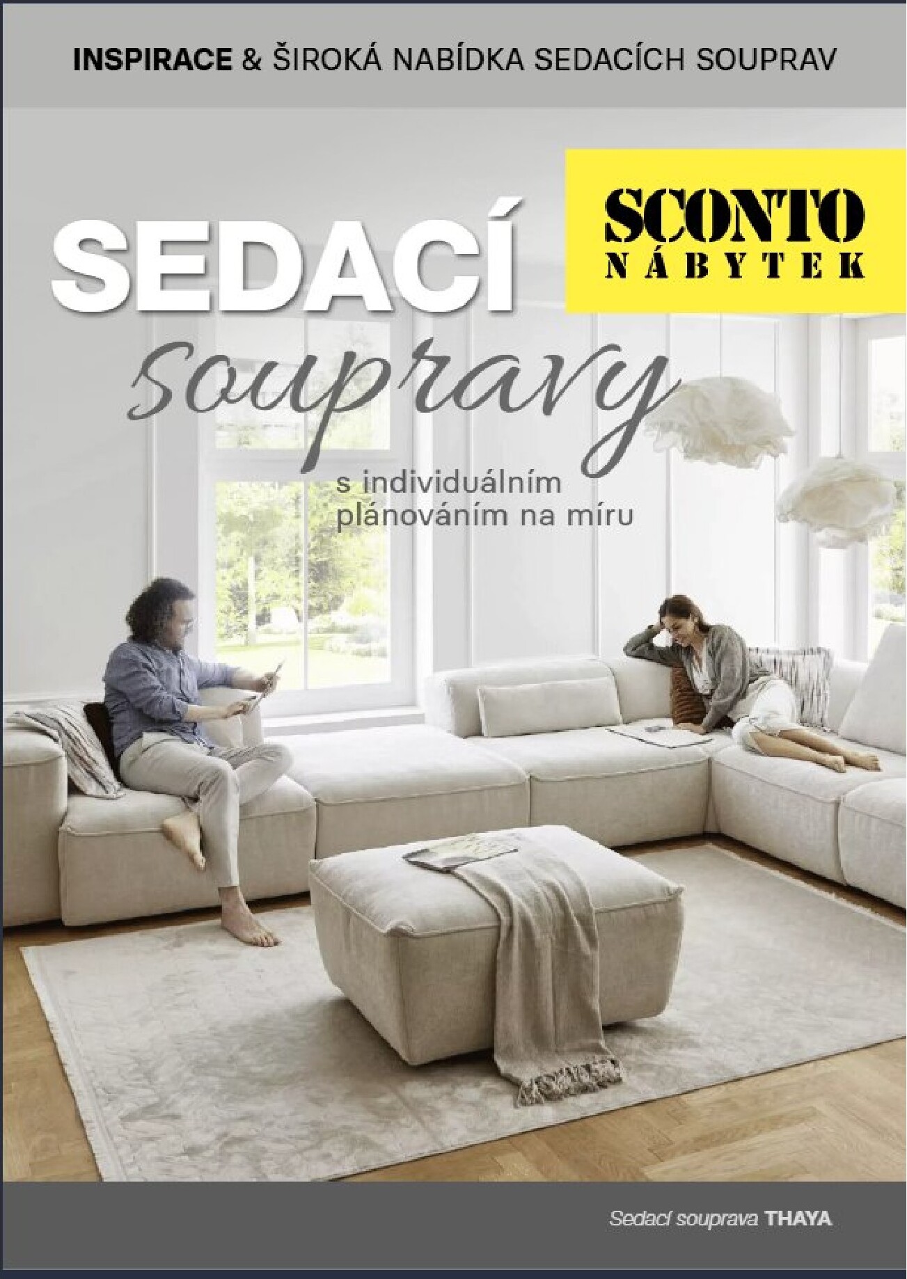 SCONTO Nábytek - Sedací soupravy leták platný od úterý 24.02.2026 do čtvrtka 31.12.2026