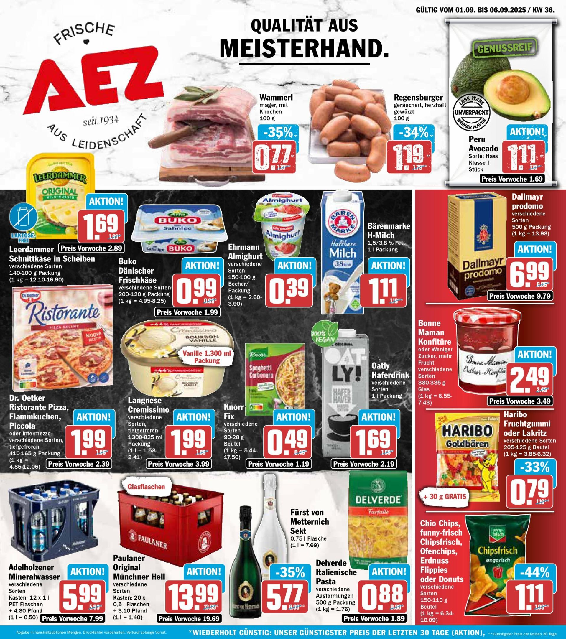 AEZ-Prospekt gültig vom 01.09. bis 06.09.