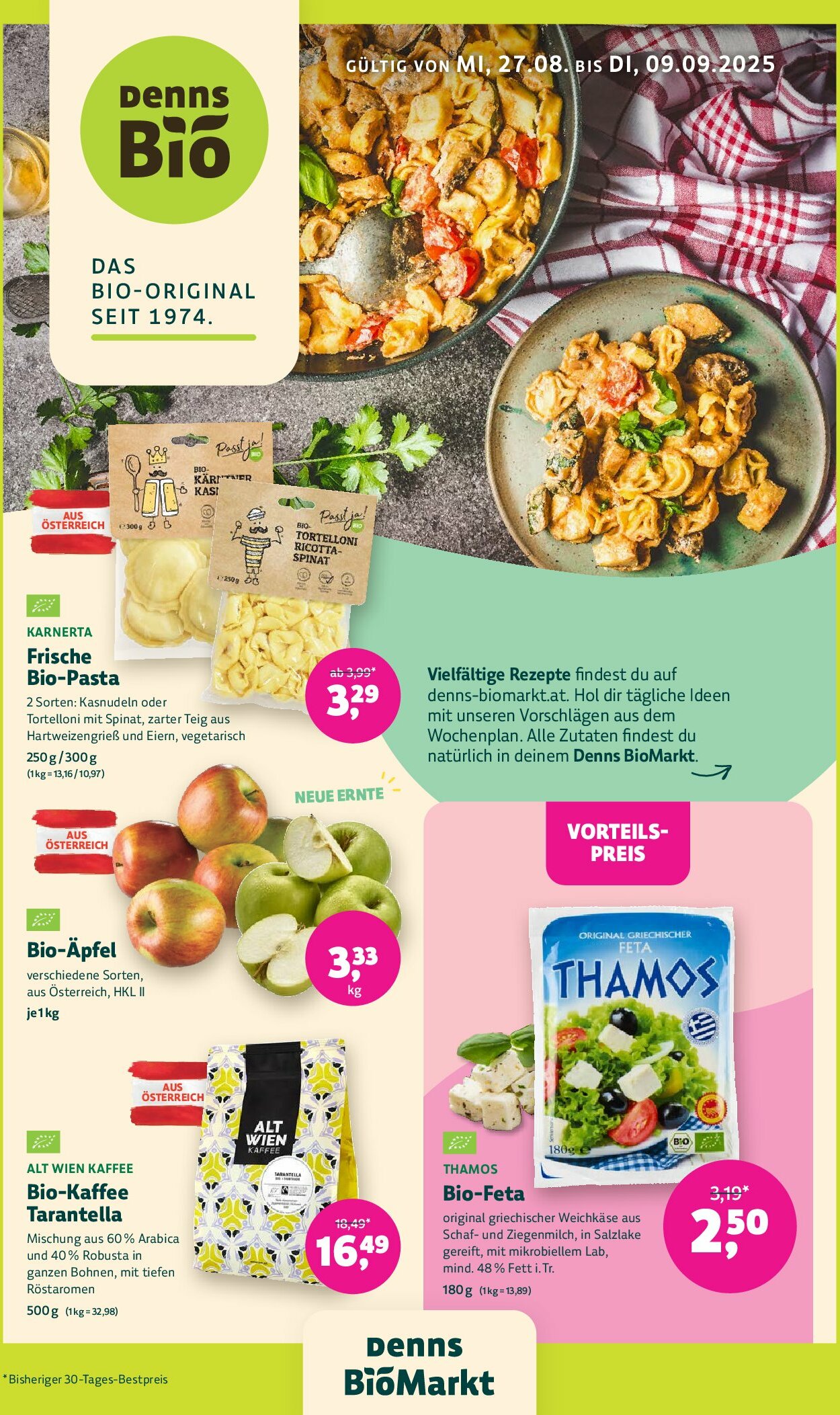 Denn's Biomarkt-Prospekt gültig vom 27.08. bis 09.09.