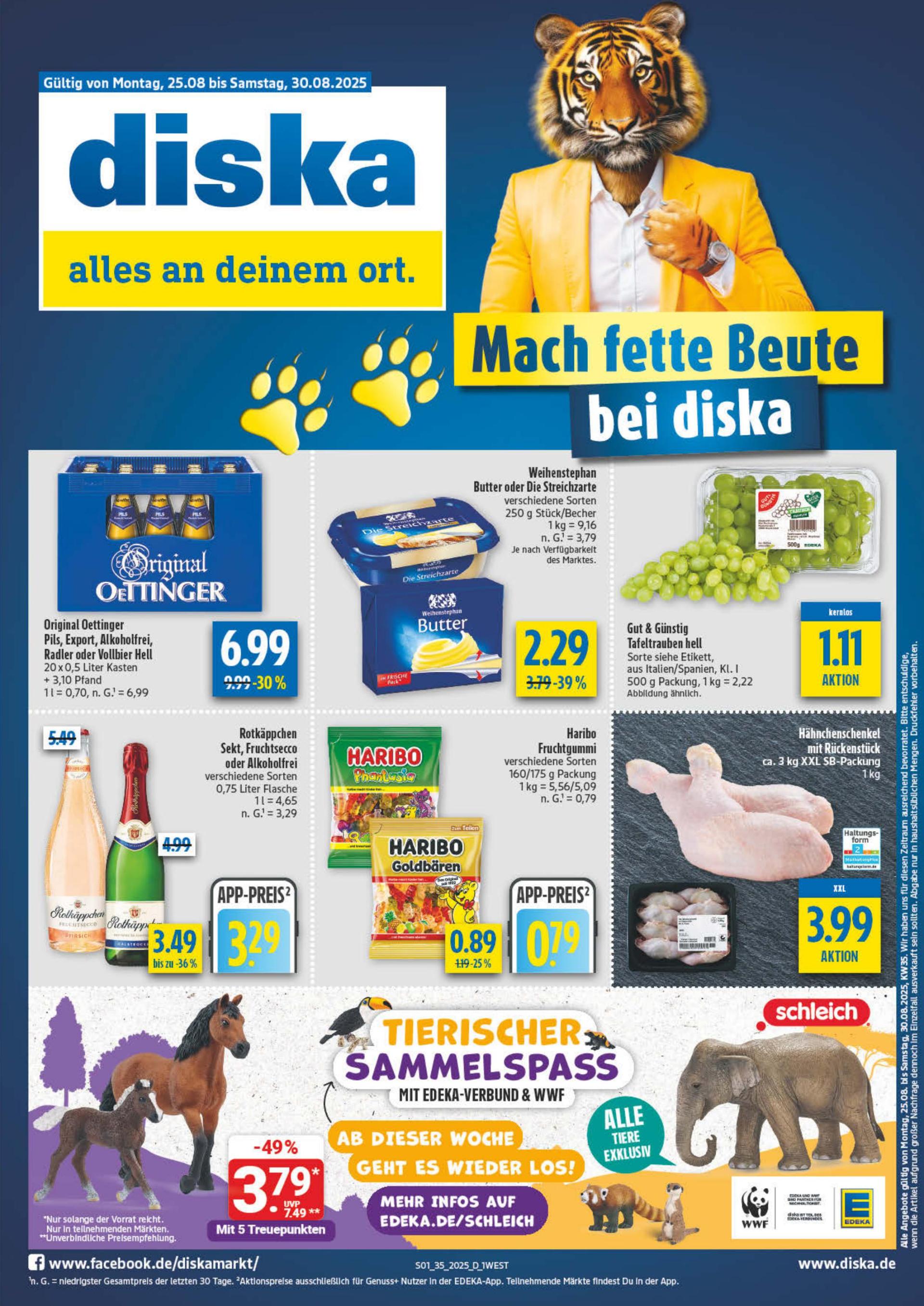Diska - West-Prospekt gültig vom 25.08. bis 30.08.