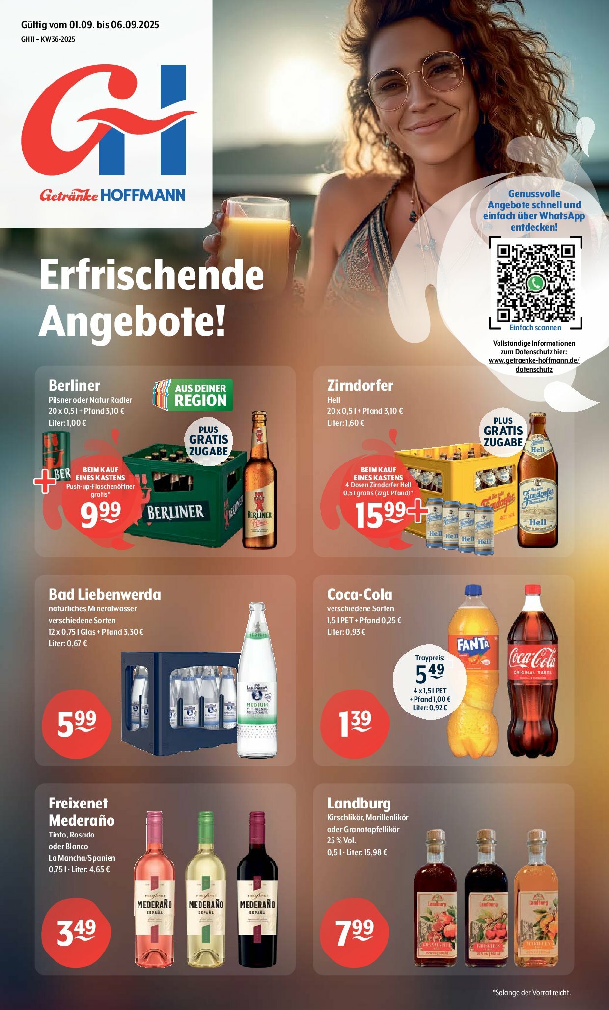 Getränke Hoffmann-Prospekt gültig vom 01.09. bis 06.09.
