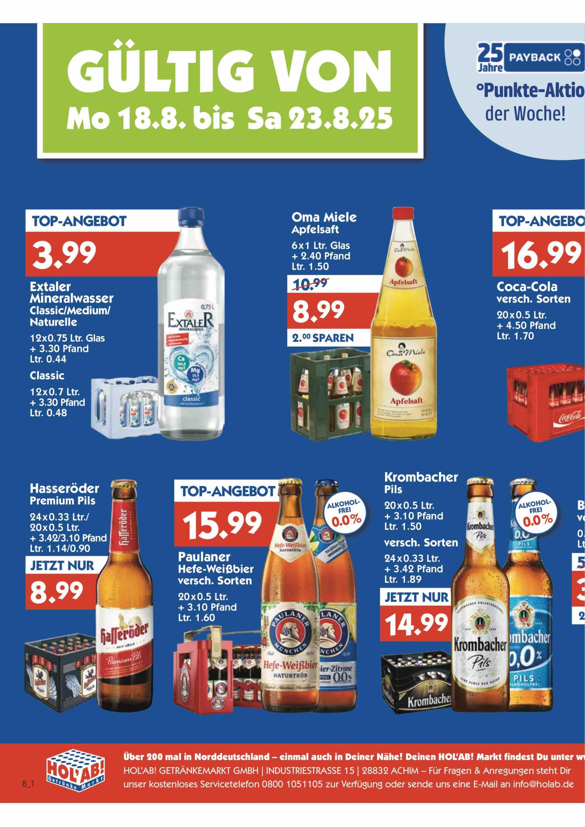 HOL’AB-Prospekt gültig vom 18.08. bis 23.08.