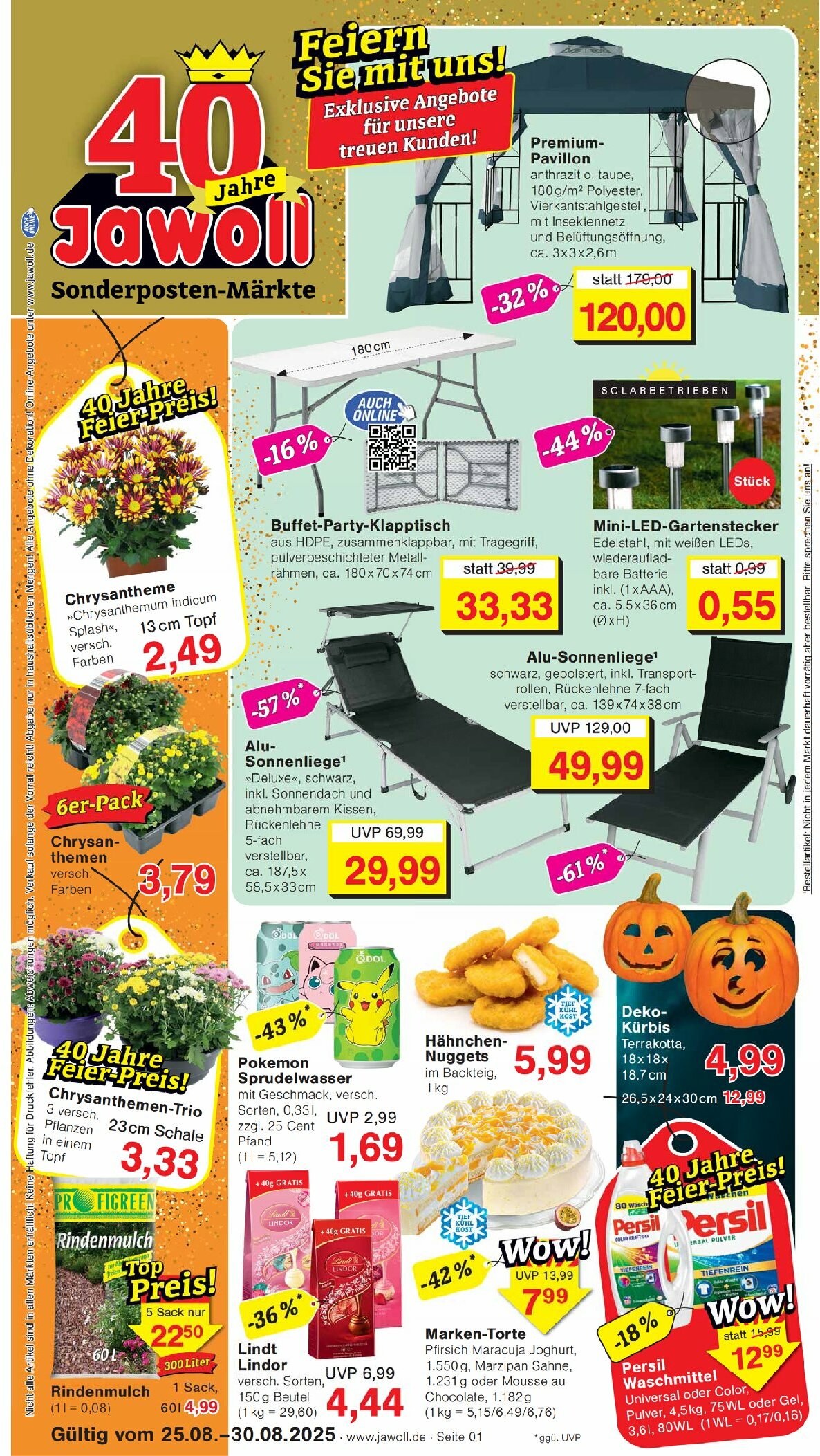Jawoll-Prospekt gültig vom 25.08. bis 30.08.
