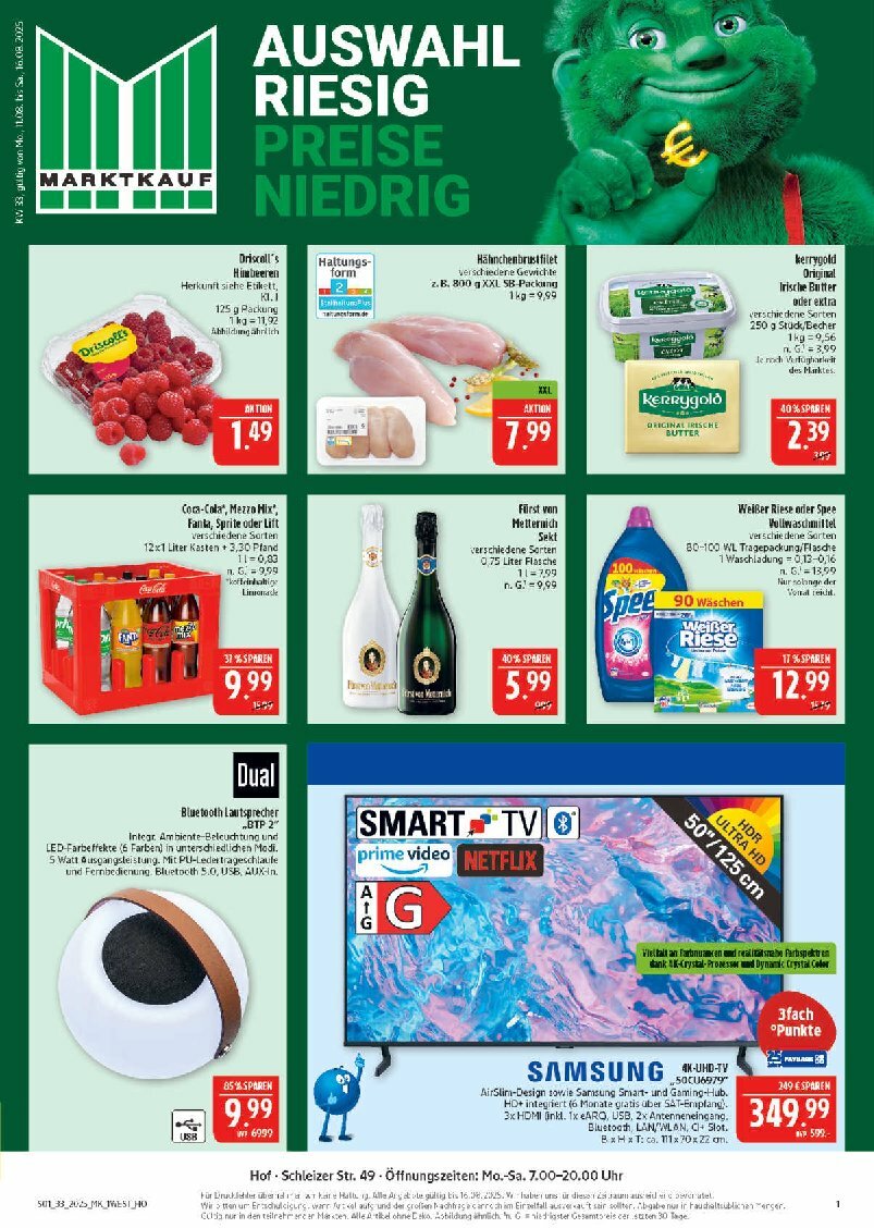 Marktkauf-Prospekt gültig vom 11.08. bis 16.08.