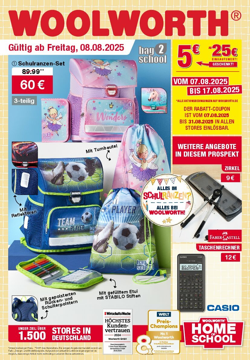 Woolworth-Prospekt gültig vom 08.08. bis 18.08.