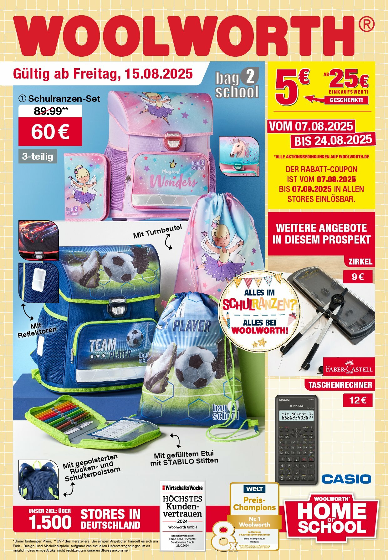 Woolworth-Prospekt gültig vom 15.08. bis 25.08.