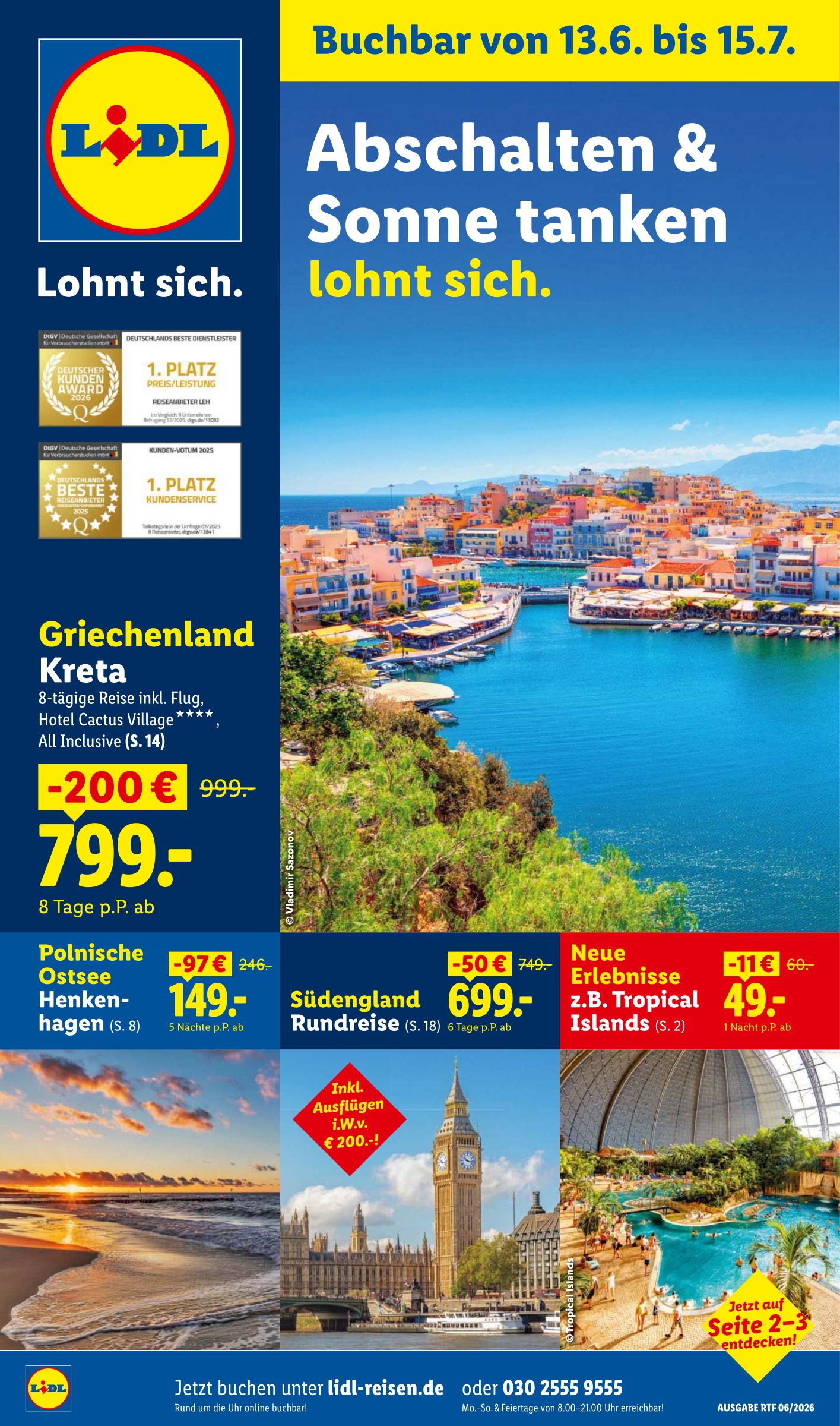 Lidl Prospekt – von Donnerstag 11.06.2026 bis Mittwoch 15.07.2026