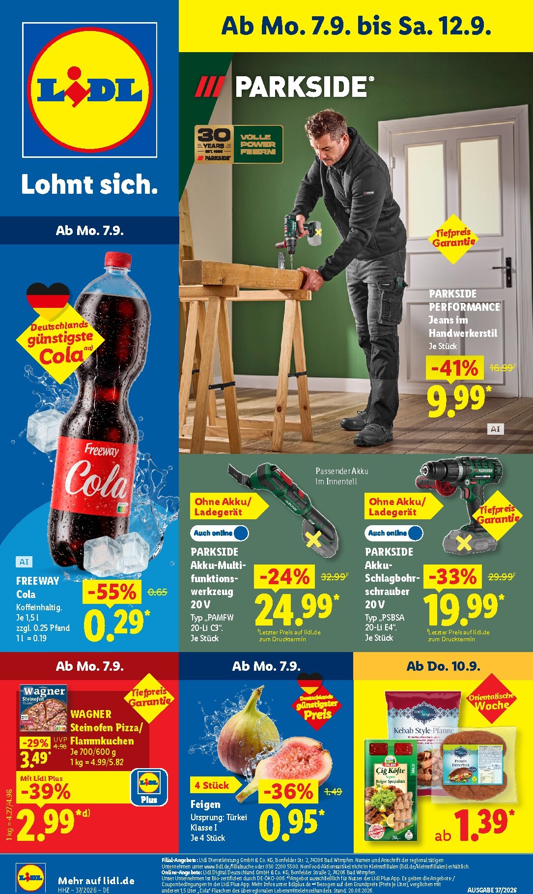 Lidl Prospekt – von Montag 07.09.2026 bis Samstag 12.09.2026