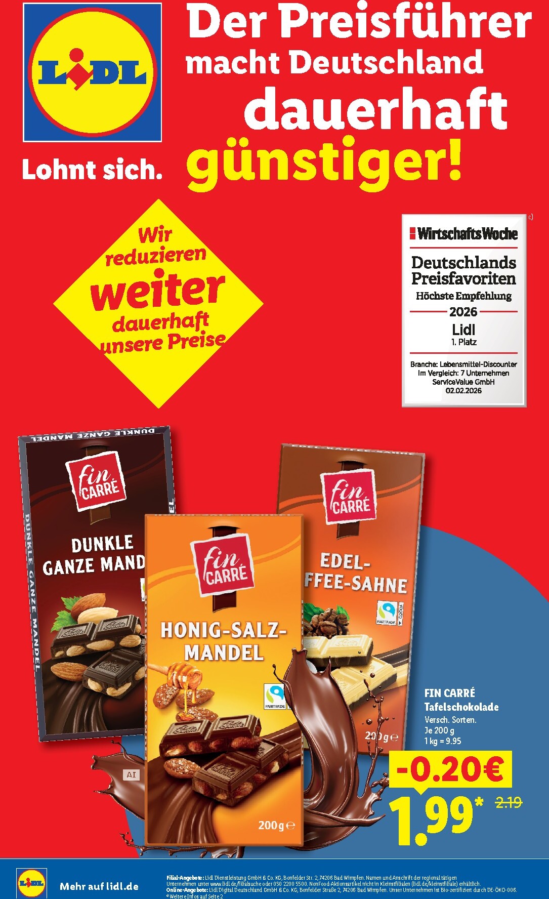 Lidl - Der Preisführer macht Deutschland Prospekt – von Dienstag 01.09.2026 bis Mittwoch 30.09.2026