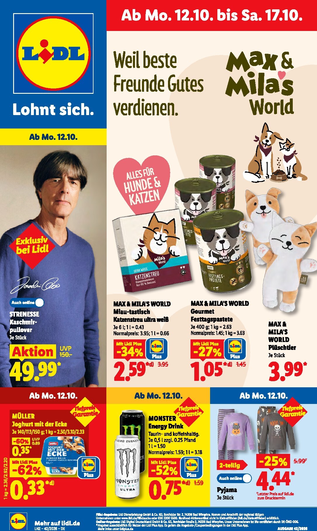 Lidl Prospekt nächste Woche – von Montag 12.10.2026 bis Samstag 17.10.2026