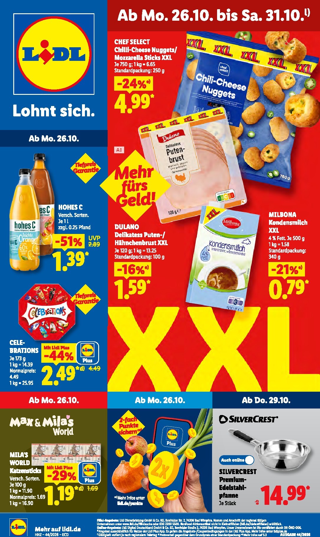 Lidl Prospekt – von Montag 26.10.2026 bis Samstag 31.10.2026