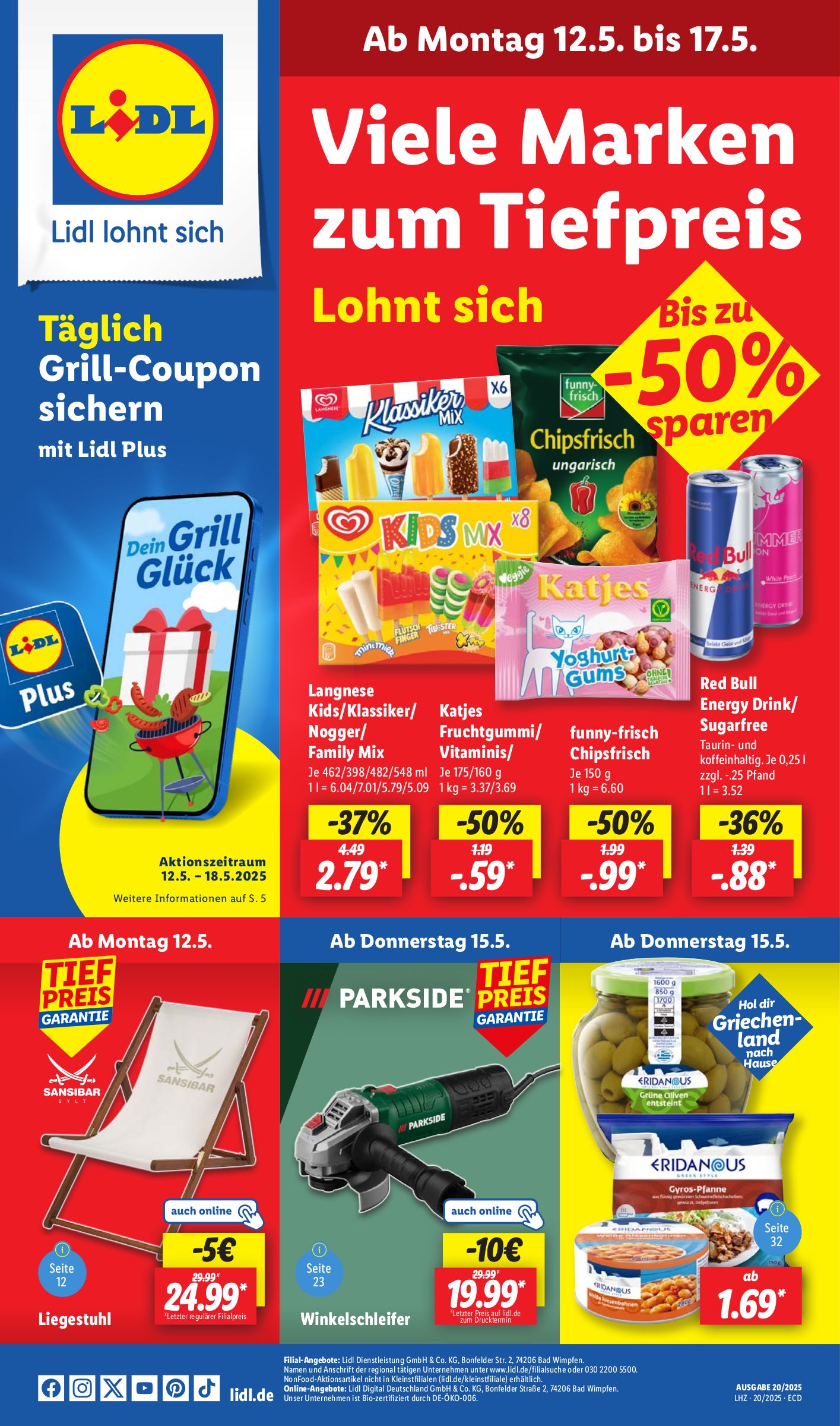 Entdecken Sie die Mega-Deals bei LIDL: Eiscreme und mehr, Kaufland: Blumensträuße Überraschungen und Aldi: Sportstyles Special und verpassen Sie nicht die anderen neuesten Aktionen und Rabatte am 06.05.2025