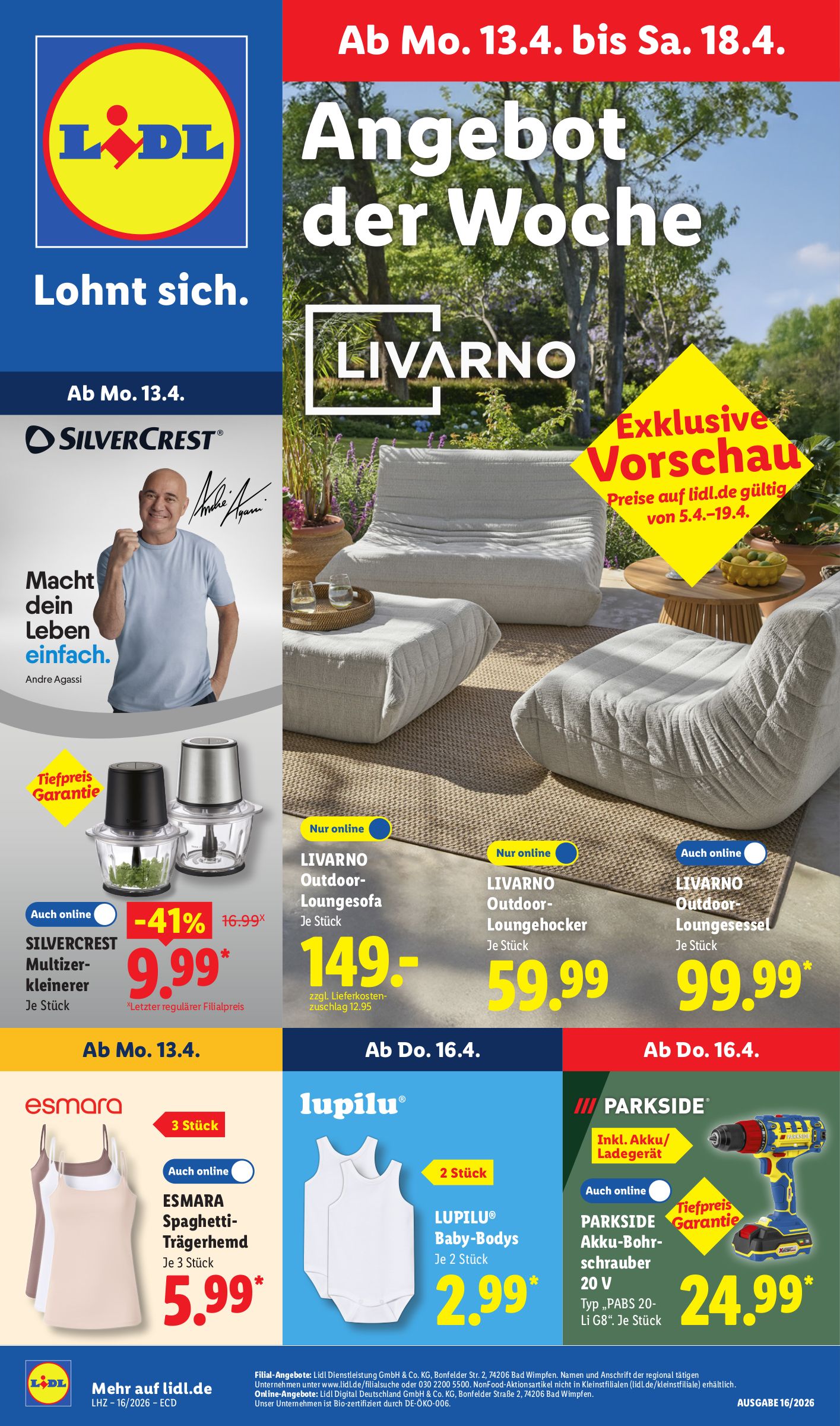 Lidl - Nonfood-Prospekt gültig vom 13.04.2026 bis 18.04.2026