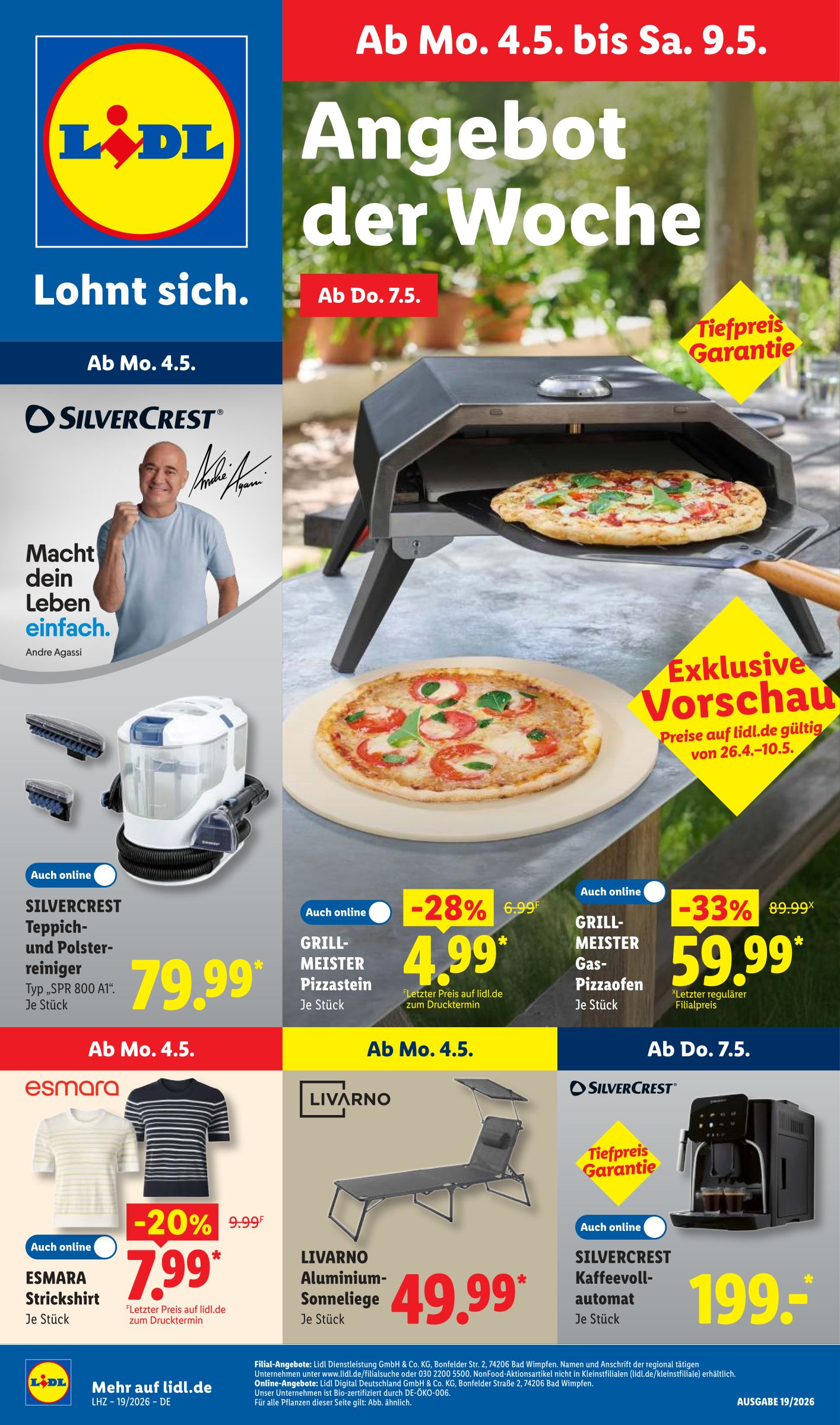 Lidl - Angebot der Woche Prospekt nächste Woche – von Montag 04.05.2026 bis Samstag 09.05.2026