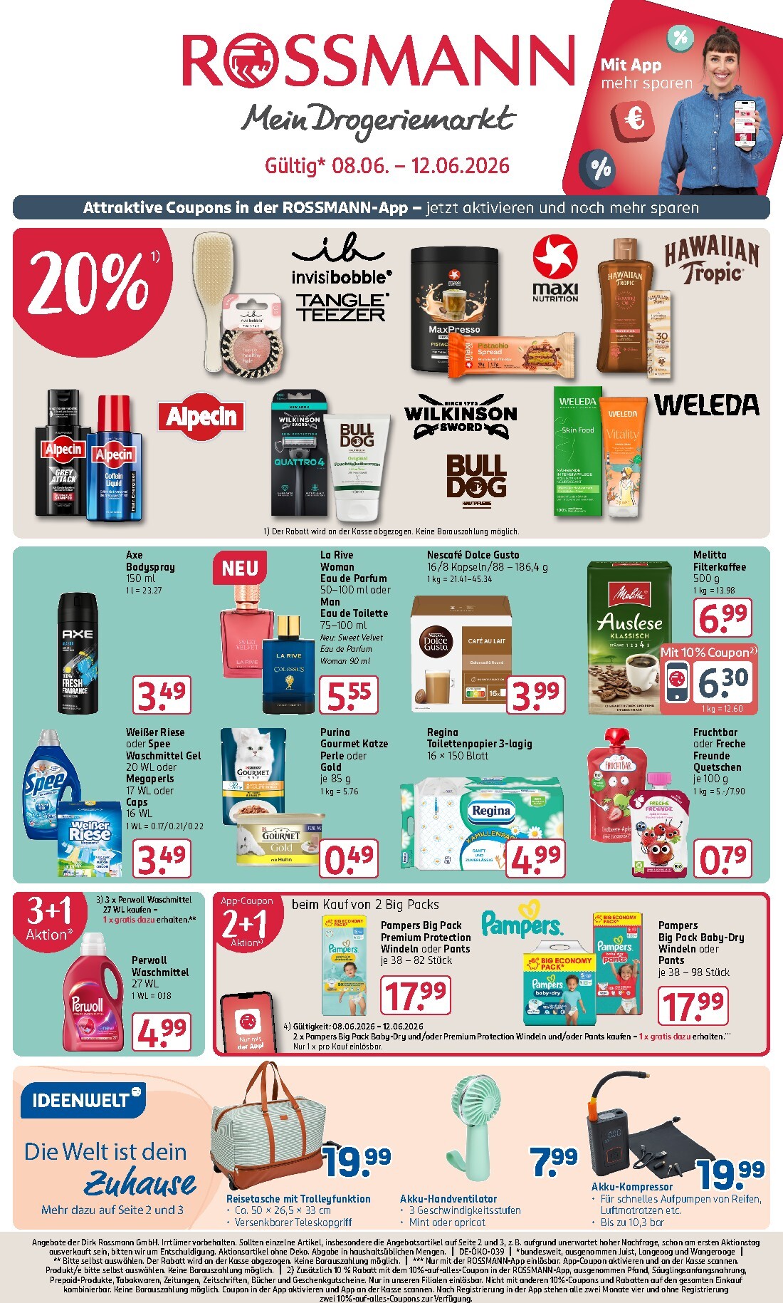ROSSMANN Prospekt nächste Woche – von Montag 08.06.2026 bis Freitag 12.06.2026