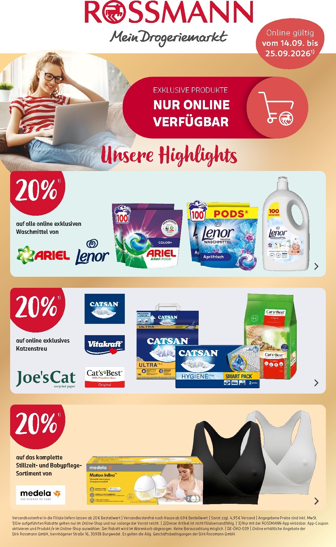ROSSMANN - Online Angebote Prospekt – von Montag 14.09.2026 bis Freitag 25.09.2026