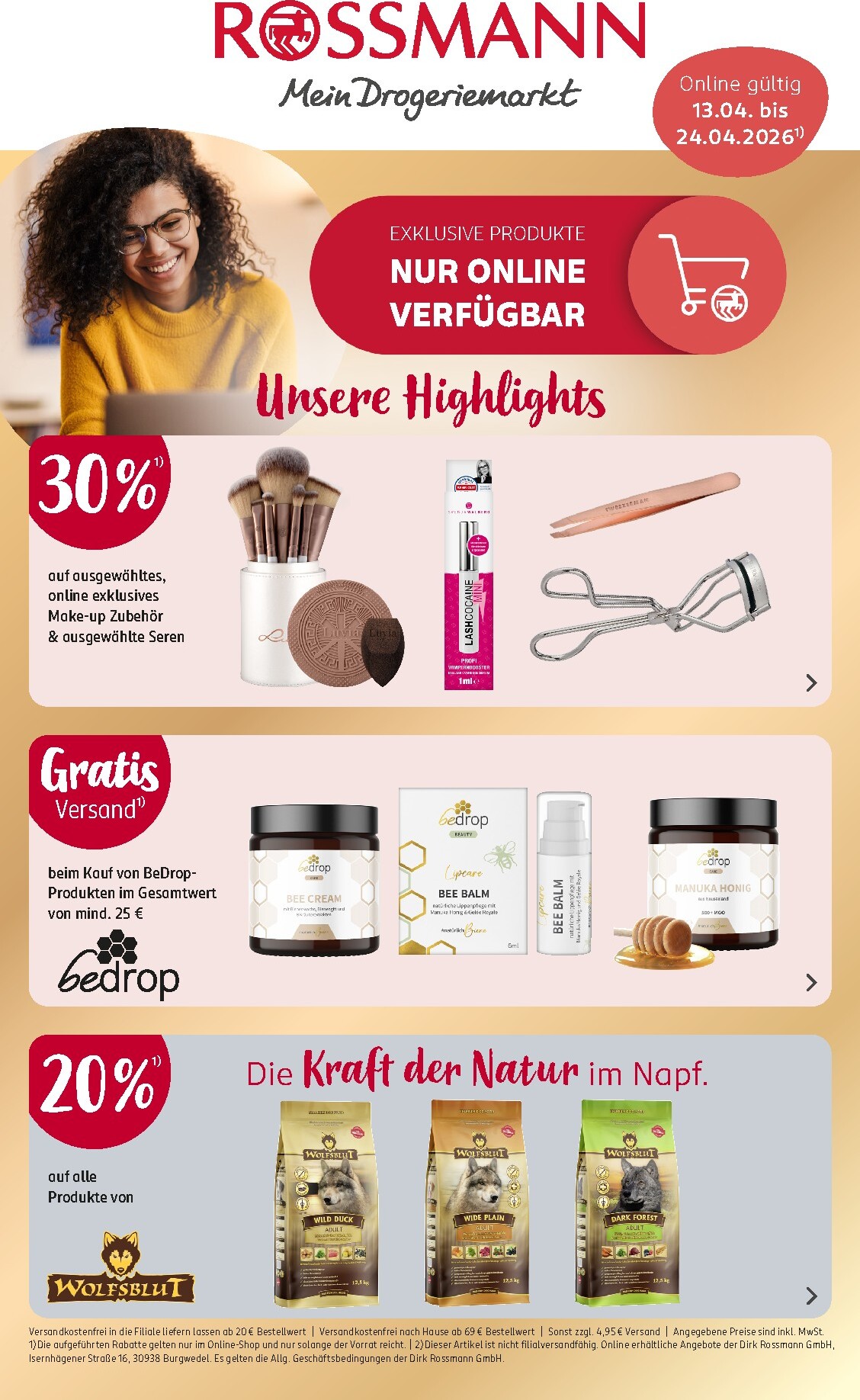 ROSSMANN - Online Angebote Prospekt – von Montag 13.04.2026 bis Freitag 24.04.2026