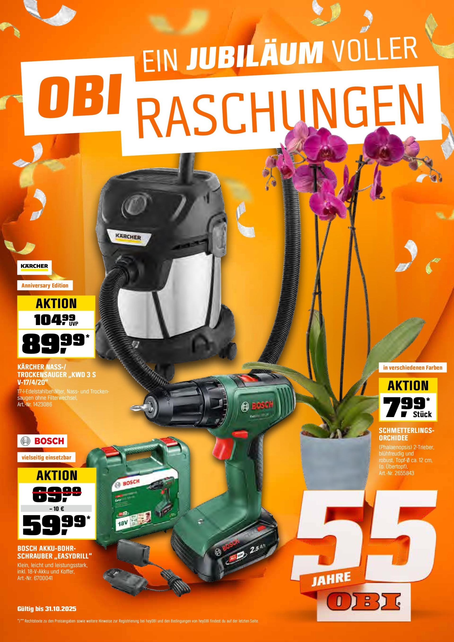 Obi-Prospekt gültig vom 16.10. bis 31.10.
