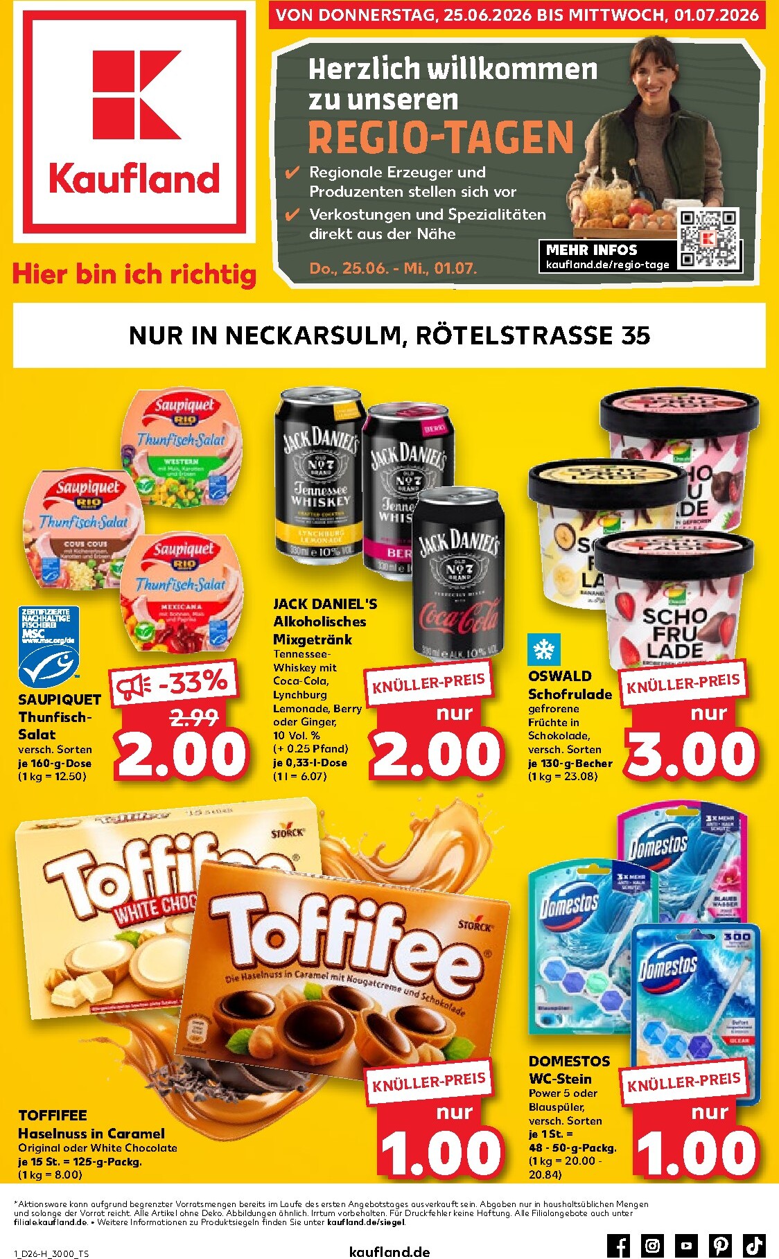 Kaufland Prospekt nächste Woche – von Donnerstag 25.06.2026 bis Mittwoch 01.07.2026