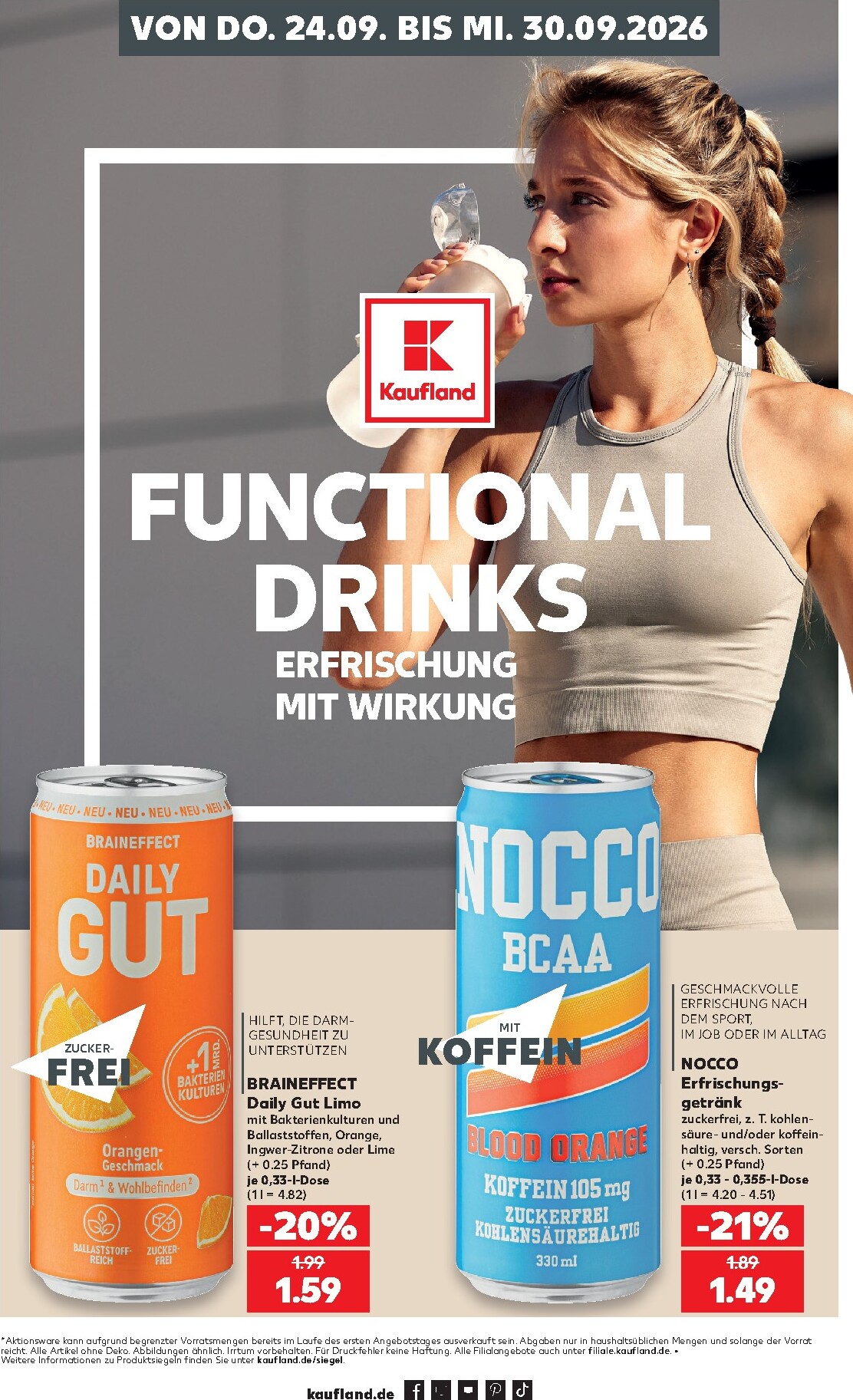 Kaufland - Functional Drinks Prospekt nächste Woche – von Donnerstag 24.09.2026 bis Mittwoch 30.09.2026