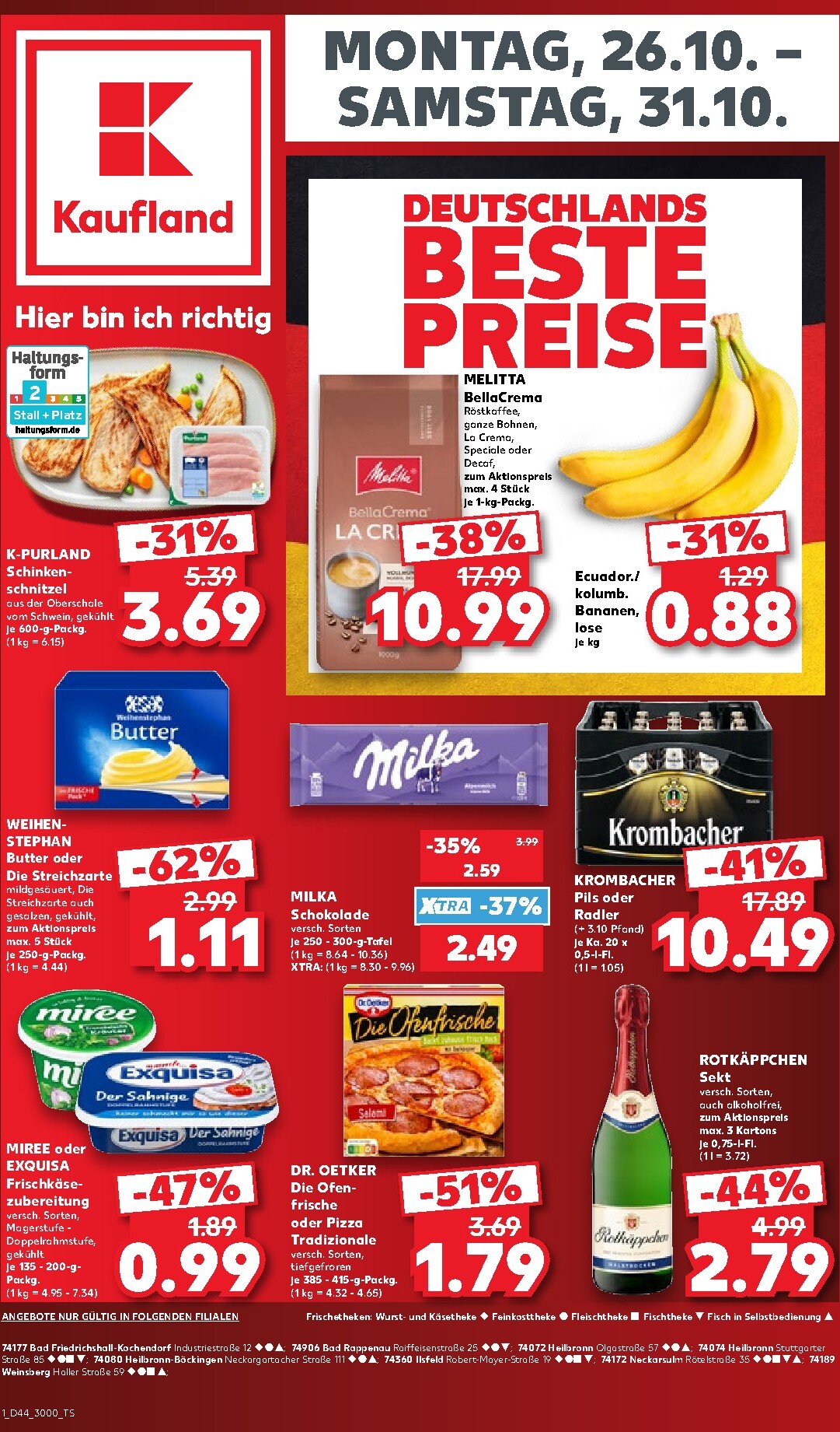 Kaufland Prospekt nächste Woche – von Montag 26.10.2026 bis Samstag 31.10.2026