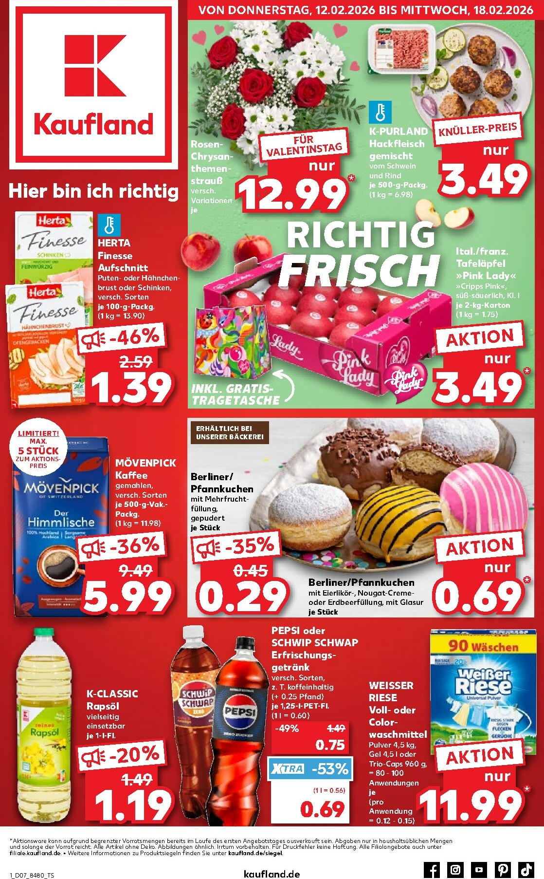Sparen bei LIDL: Parksides Arbeitsbundhose für 9,99 €, Kauflands Pink Lady Äpfel für 3,49 €, und Aldis Jersey-Bettwäsche für 19,99 € - Entdecken Sie die neuesten Angebote und Rabatte am 2026-02-10