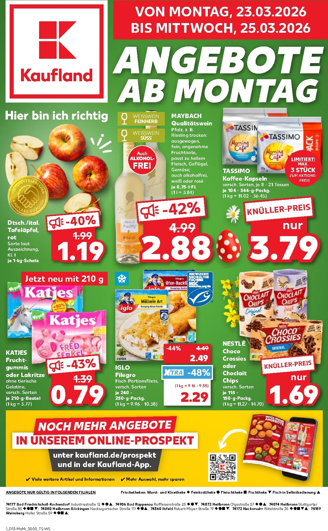 Kaufland-Prospekt gültig vom 23.03.2026 bis 25.03.2026