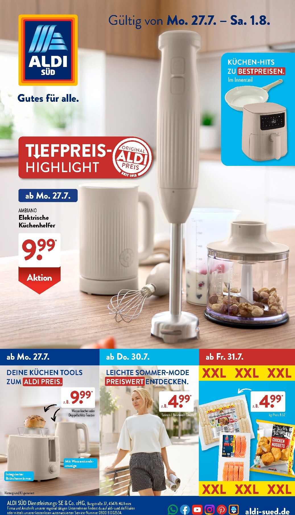 ALDI SÜD Prospekt nächste Woche – von Montag 27.07.2026 bis Samstag 01.08.2026