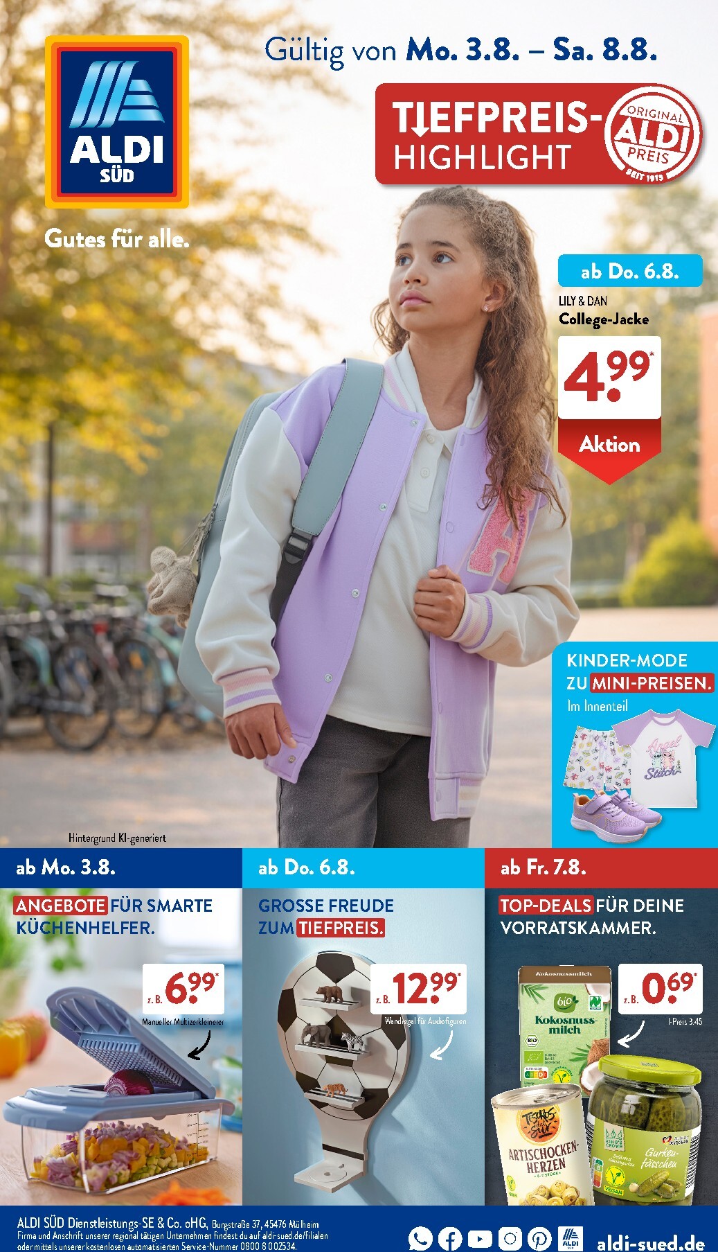 ALDI SÜD Prospekt nächste Woche – von Montag 03.08.2026 bis Samstag 08.08.2026