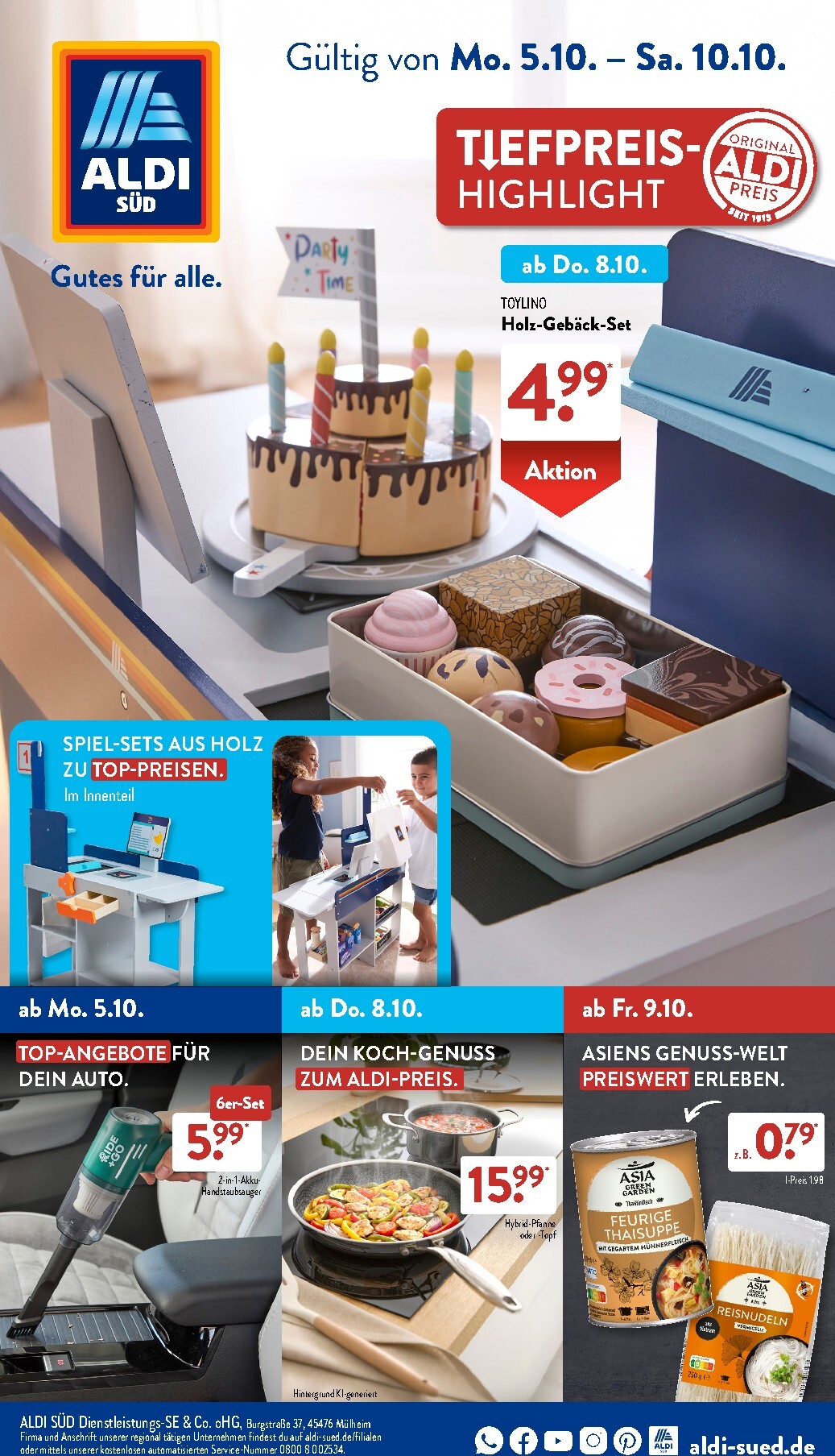 ALDI SÜD Prospekt nächste Woche – von Montag 05.10.2026 bis Samstag 10.10.2026