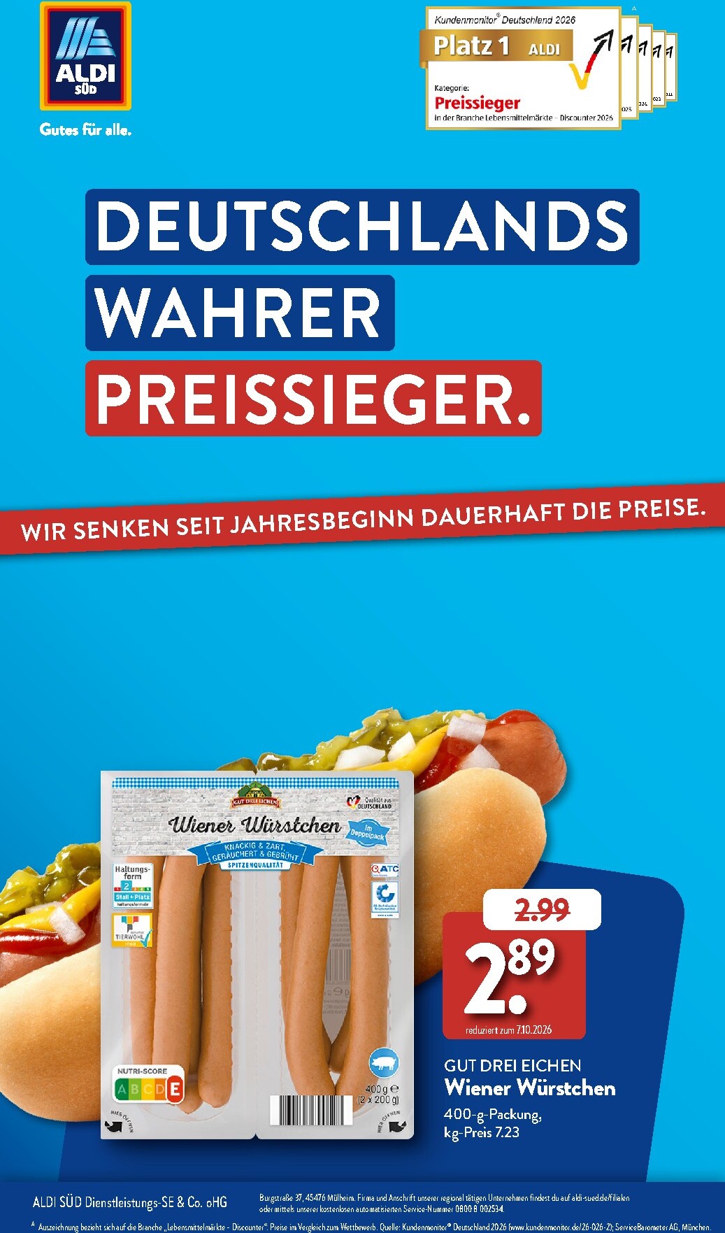 ALDI SÜD - Sonderprospekt Prospekt – von Sonntag 27.09.2026 bis Donnerstag 31.12.2026