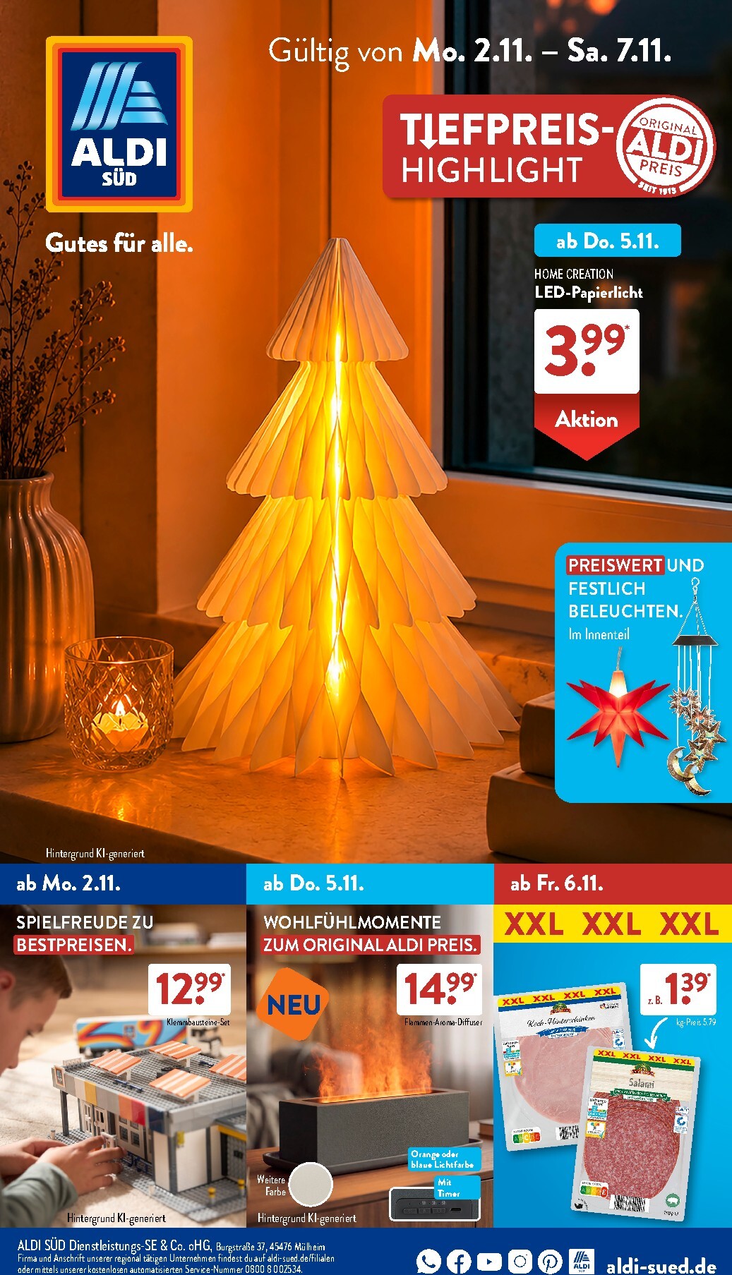 ALDI SÜD Prospekt nächste Woche – von Montag 02.11.2026 bis Samstag 07.11.2026