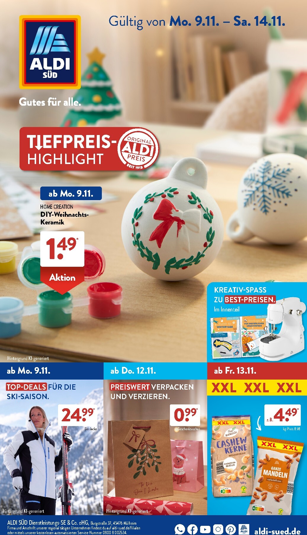 ALDI SÜD Prospekt nächste Woche – von Montag 09.11.2026 bis Samstag 14.11.2026