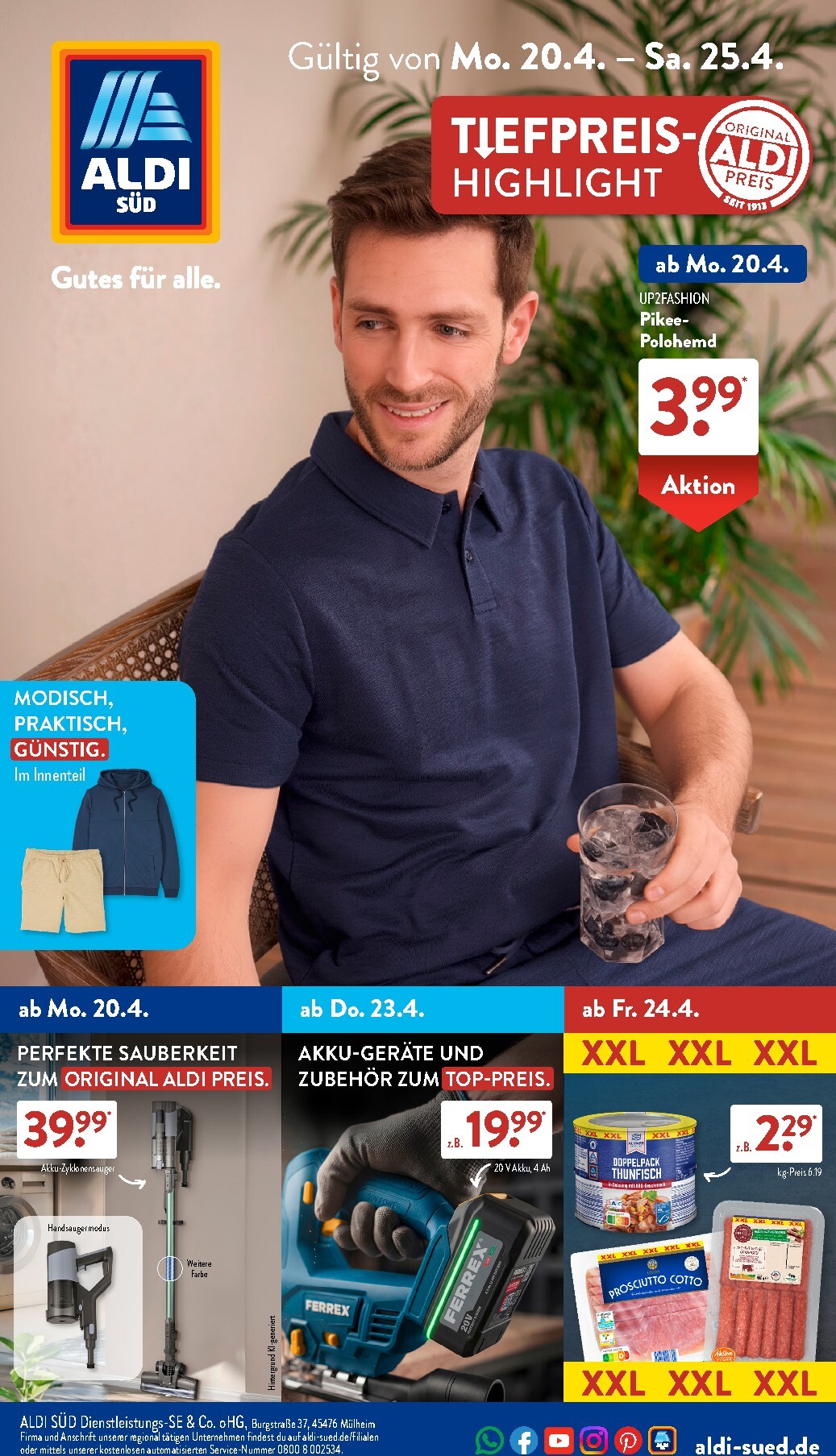 ALDI SÜD-Prospekt gültig vom 20.04.2026 bis 25.04.2026