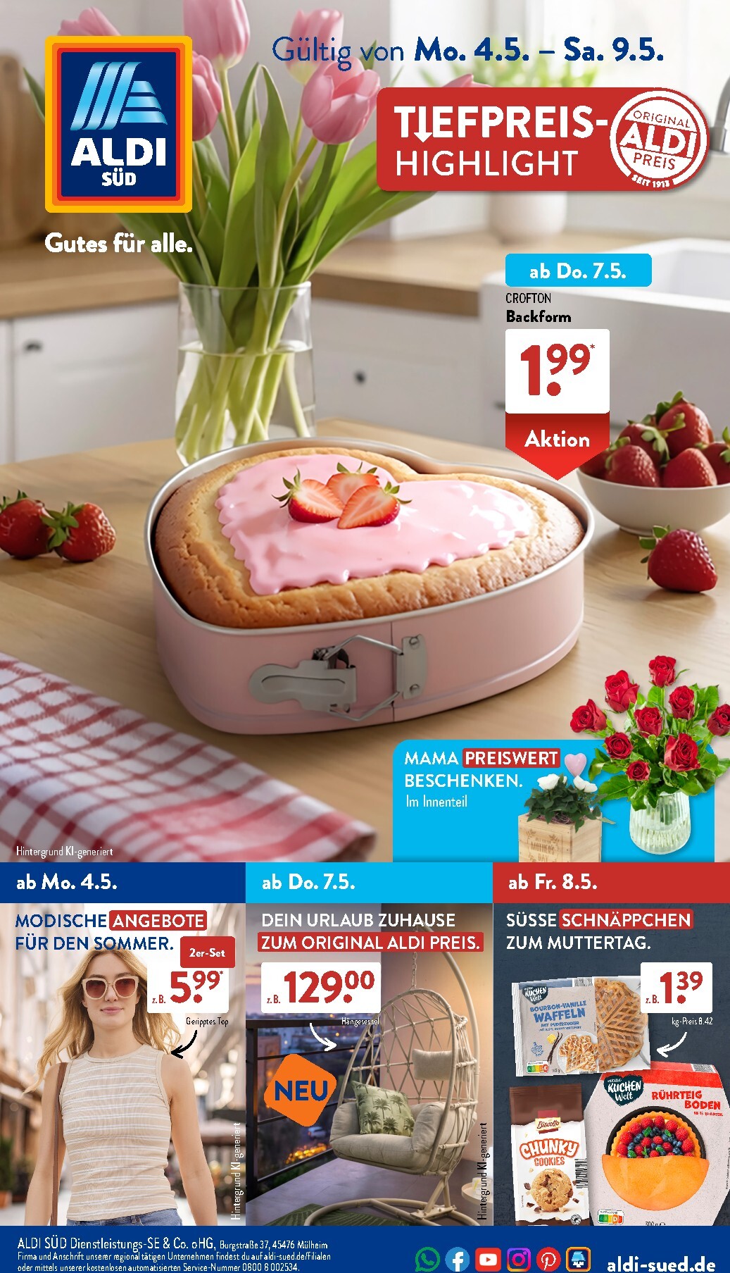 ALDI SÜD Prospekt nächste Woche – von Montag 04.05.2026 bis Samstag 09.05.2026