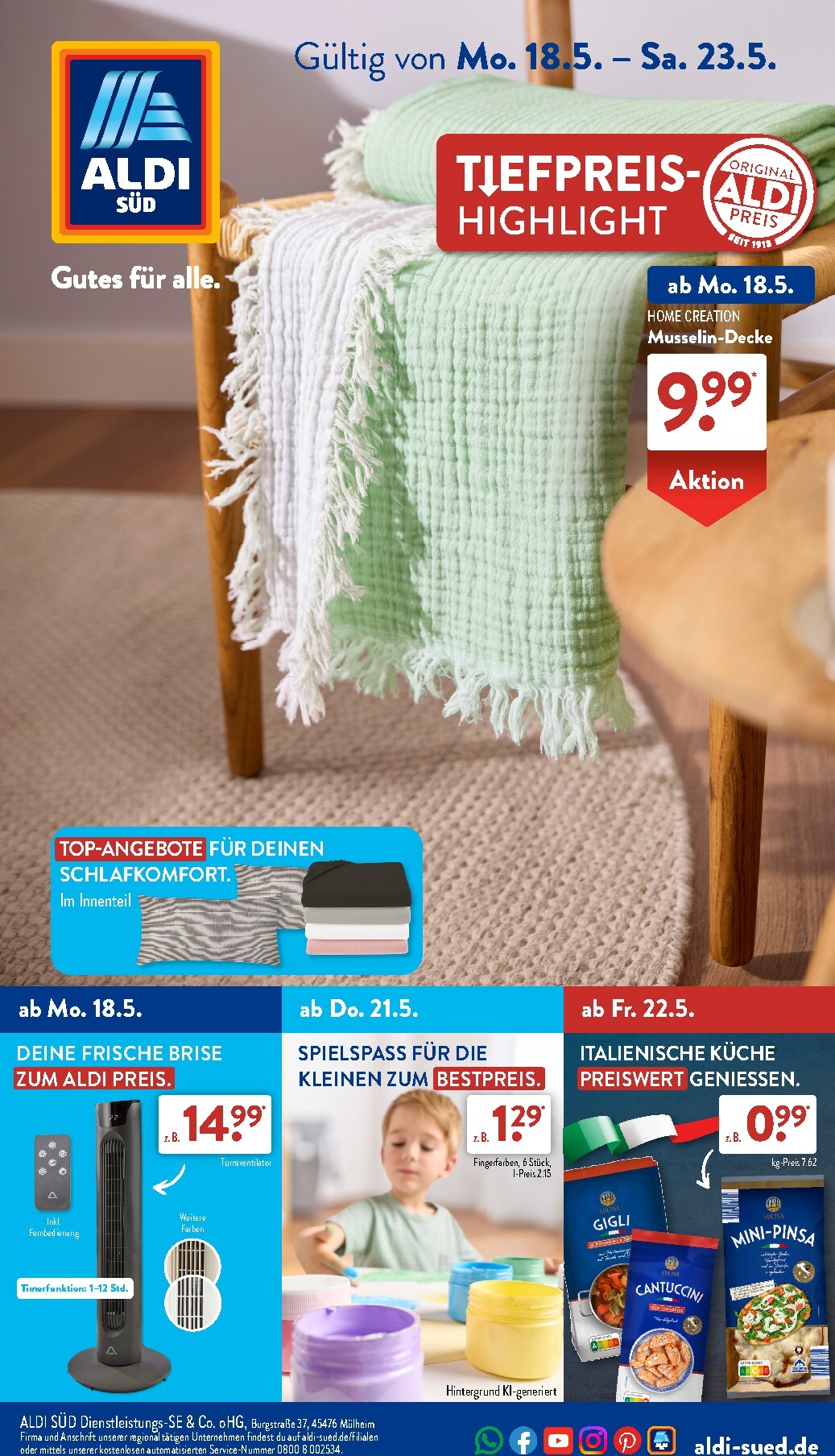 ALDI SÜD Prospekt nächste Woche – von Montag 18.05.2026 bis Samstag 23.05.2026