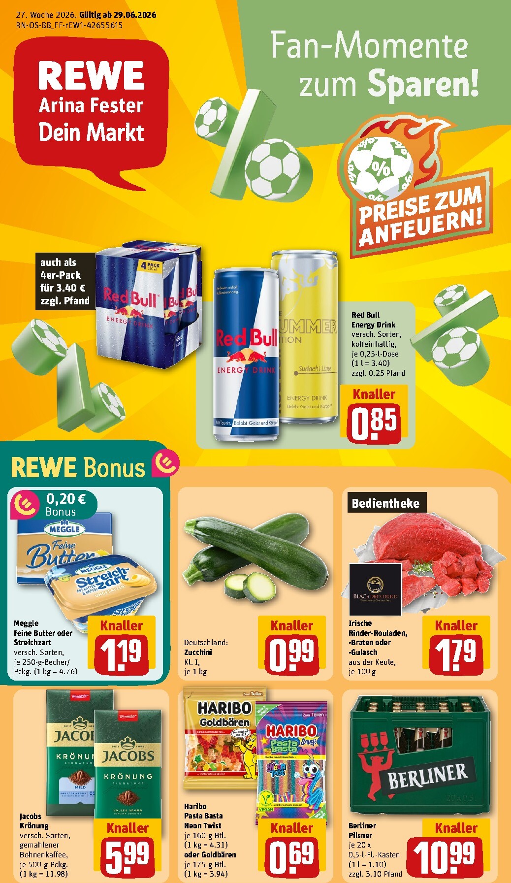 Rewe Prospekt nächste Woche – von Montag 29.06.2026 bis Sonntag 05.07.2026