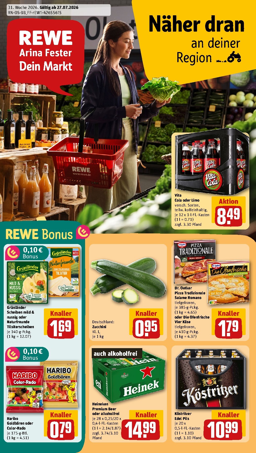 Rewe Prospekt nächste Woche – von Montag 27.07.2026 bis Sonntag 02.08.2026