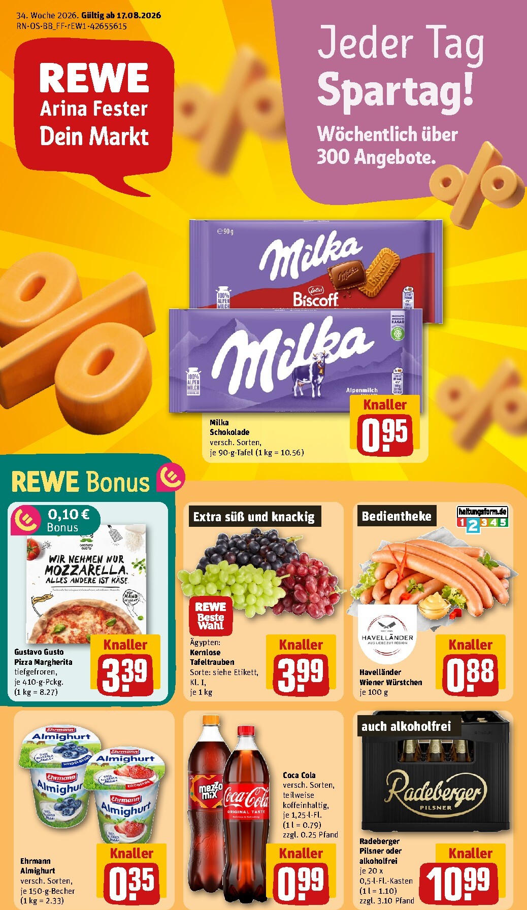 Rewe Prospekt nächste Woche – von Montag 17.08.2026 bis Sonntag 23.08.2026