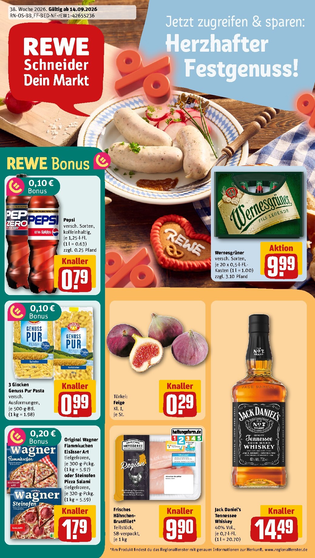 Rewe Prospekt nächste Woche – von Montag 14.09.2026 bis Sonntag 20.09.2026